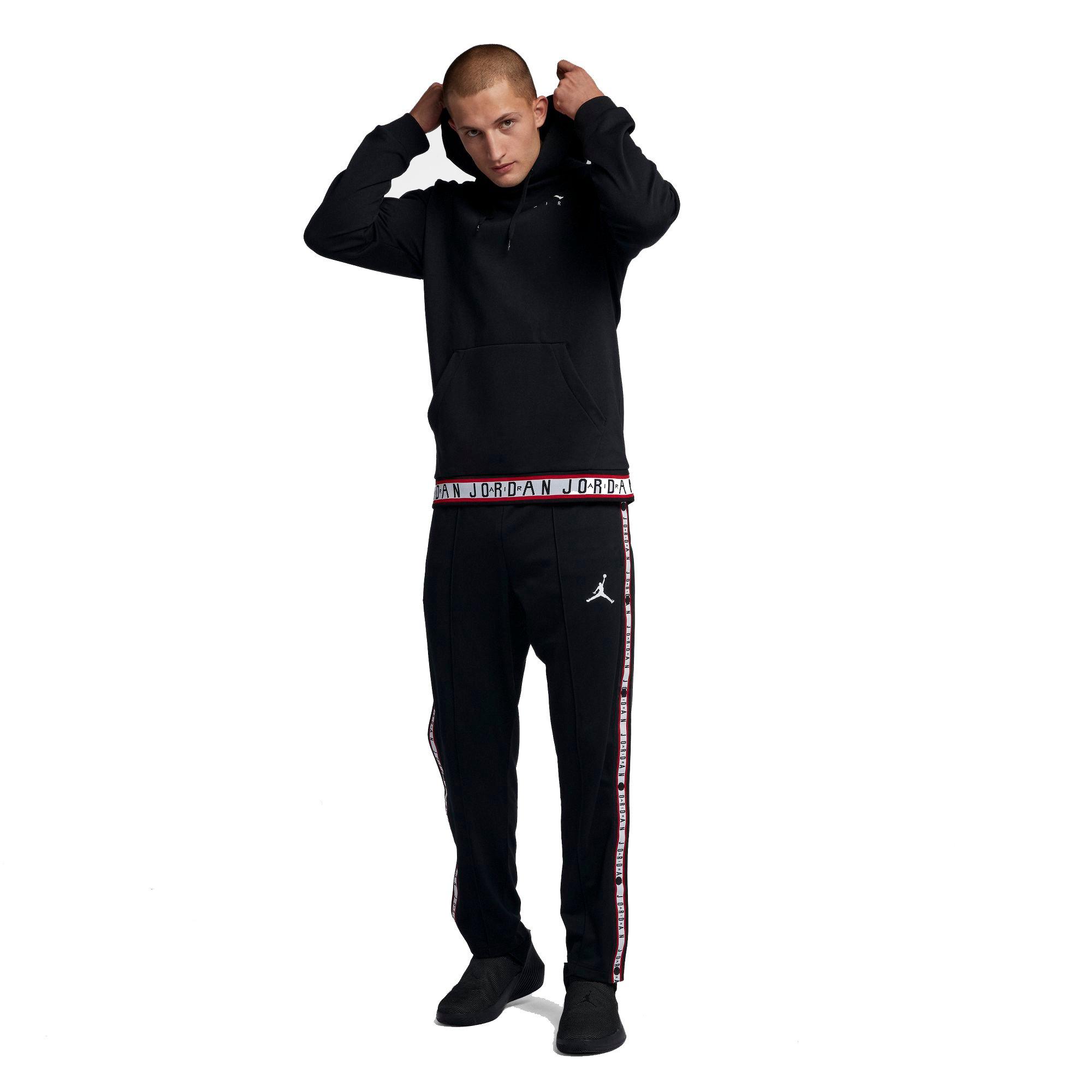 jordan jumpman air hbr pullover hoodie black