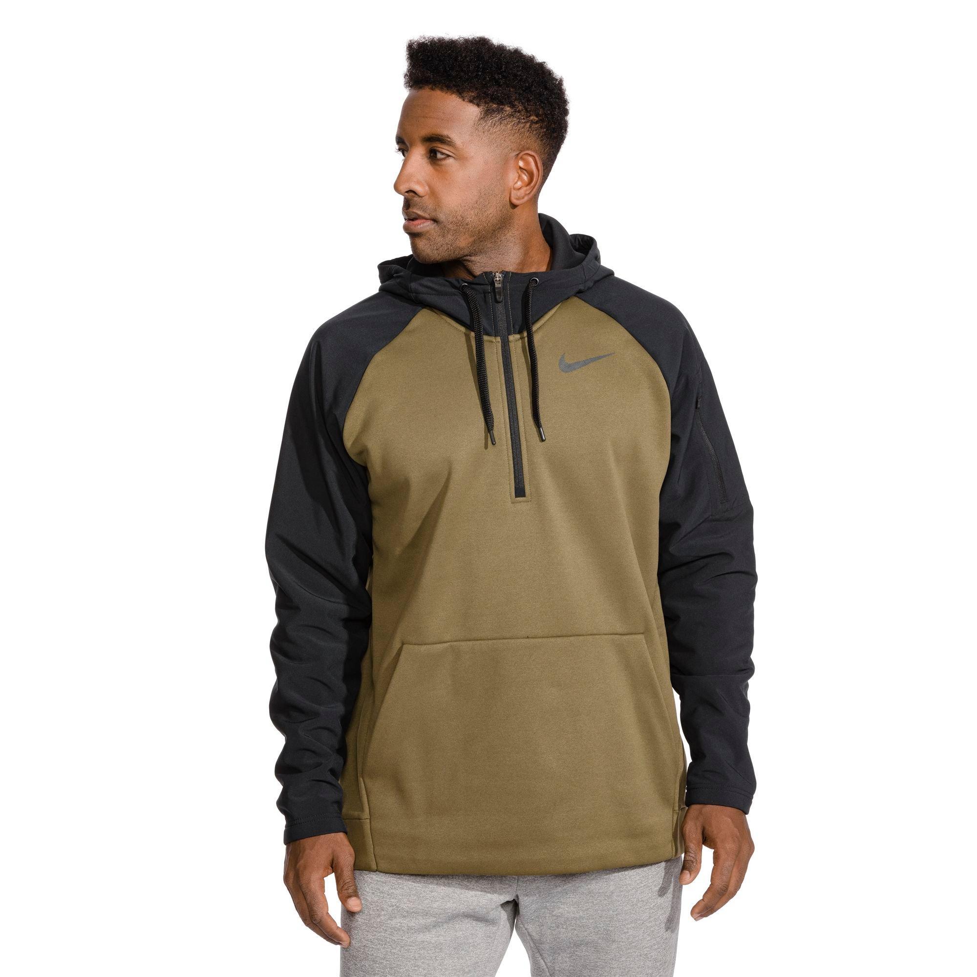 nike men's therma quarter zip