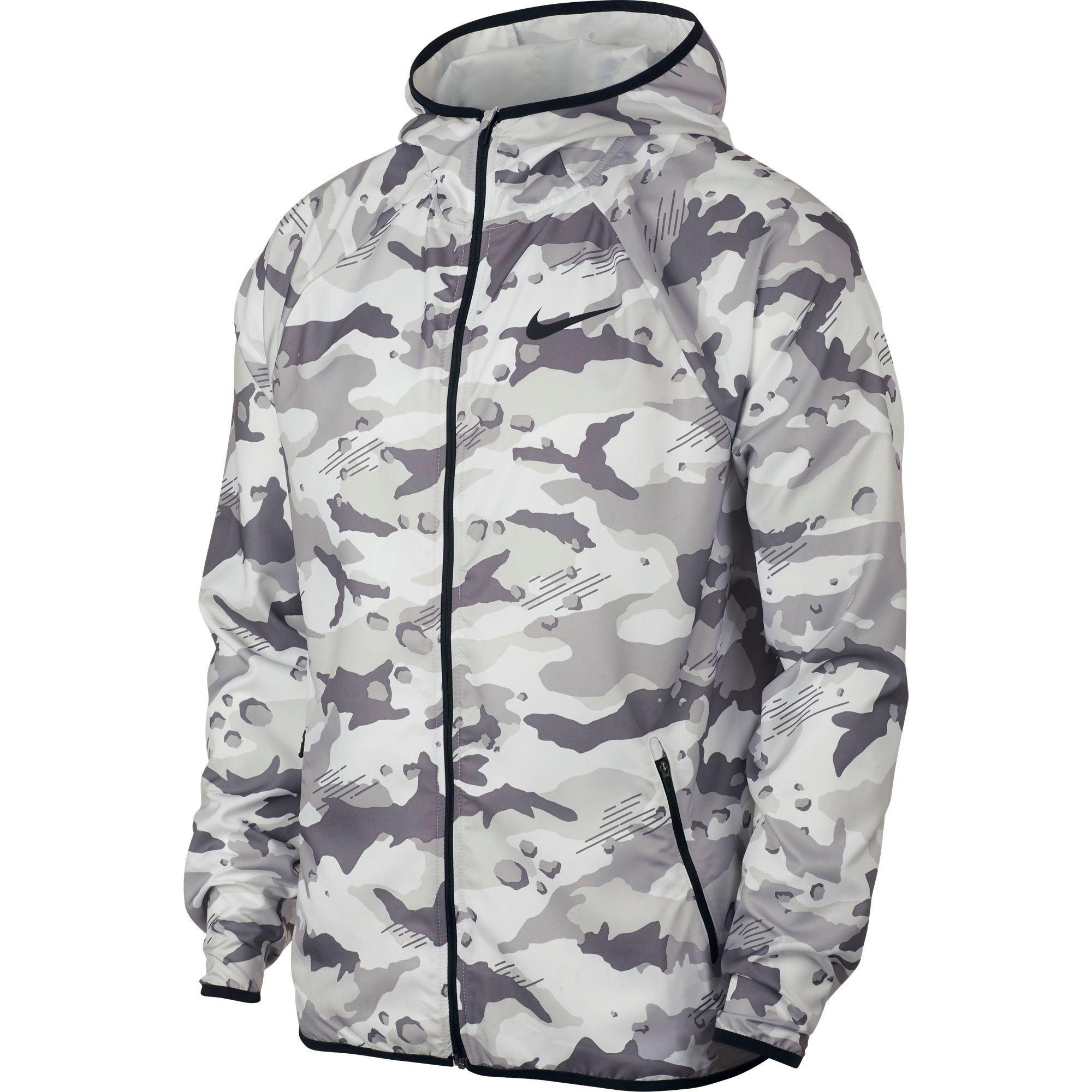 nike men's dry woven camo training jacket