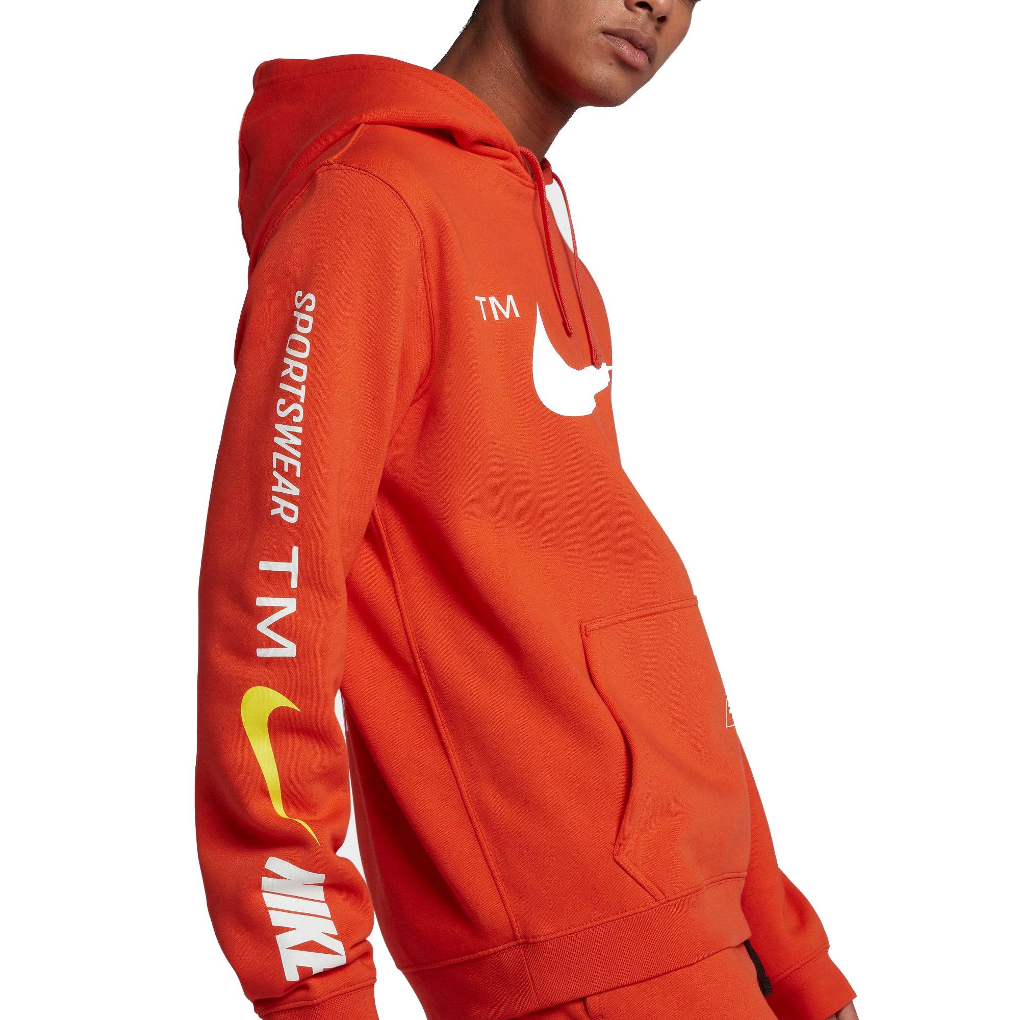 team orange nike hoodie