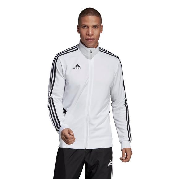 adidas Men's Tiro 18 White Training Jacket adidas Men's Tiro 18 White Training Jacket