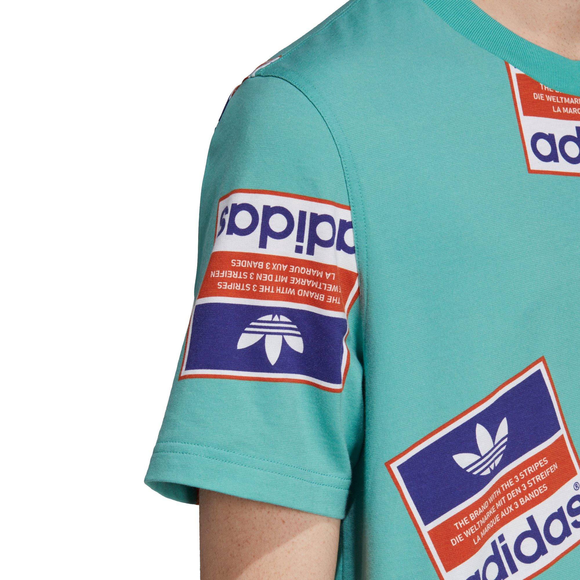 adidas sticker bomb tee