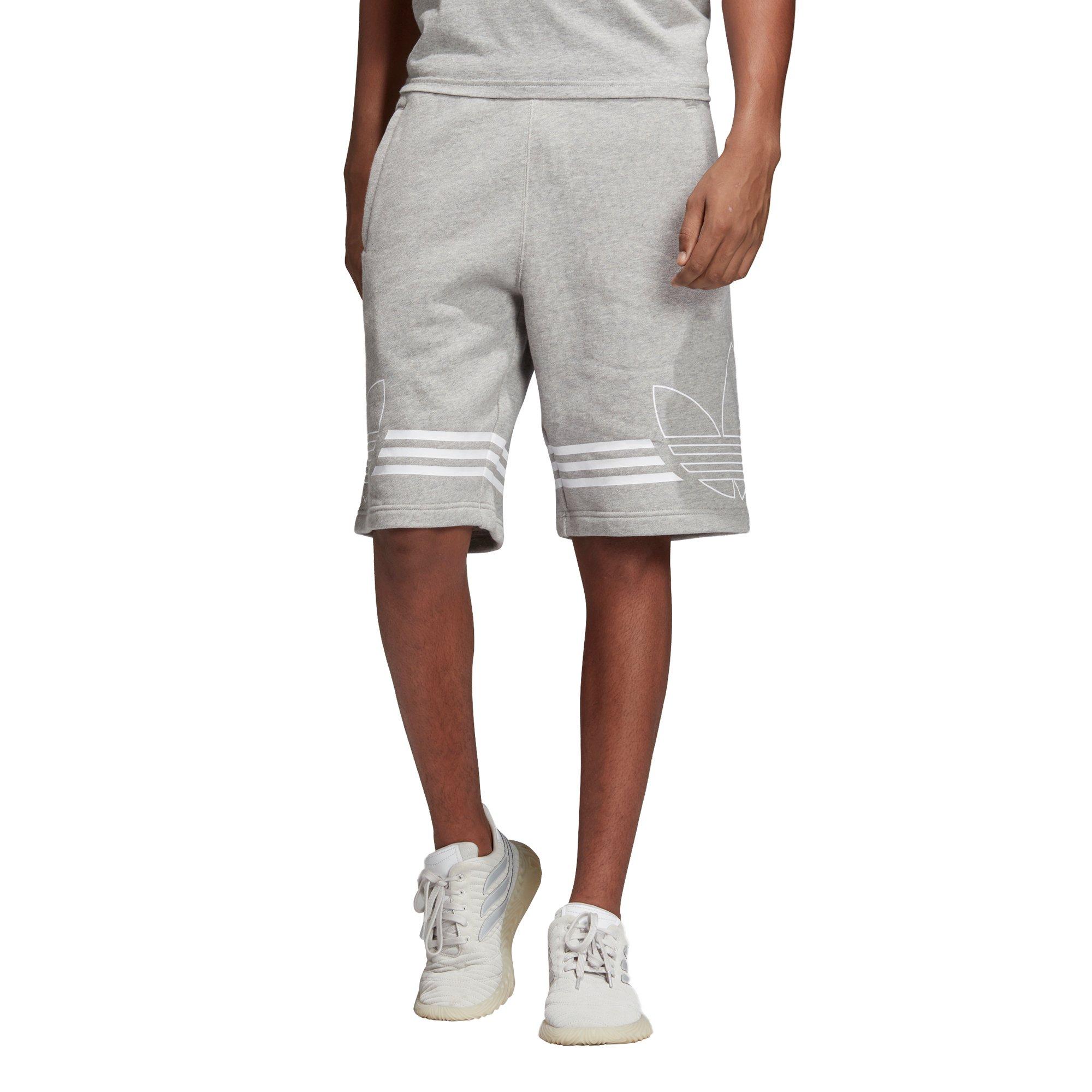 outline shorts adidas