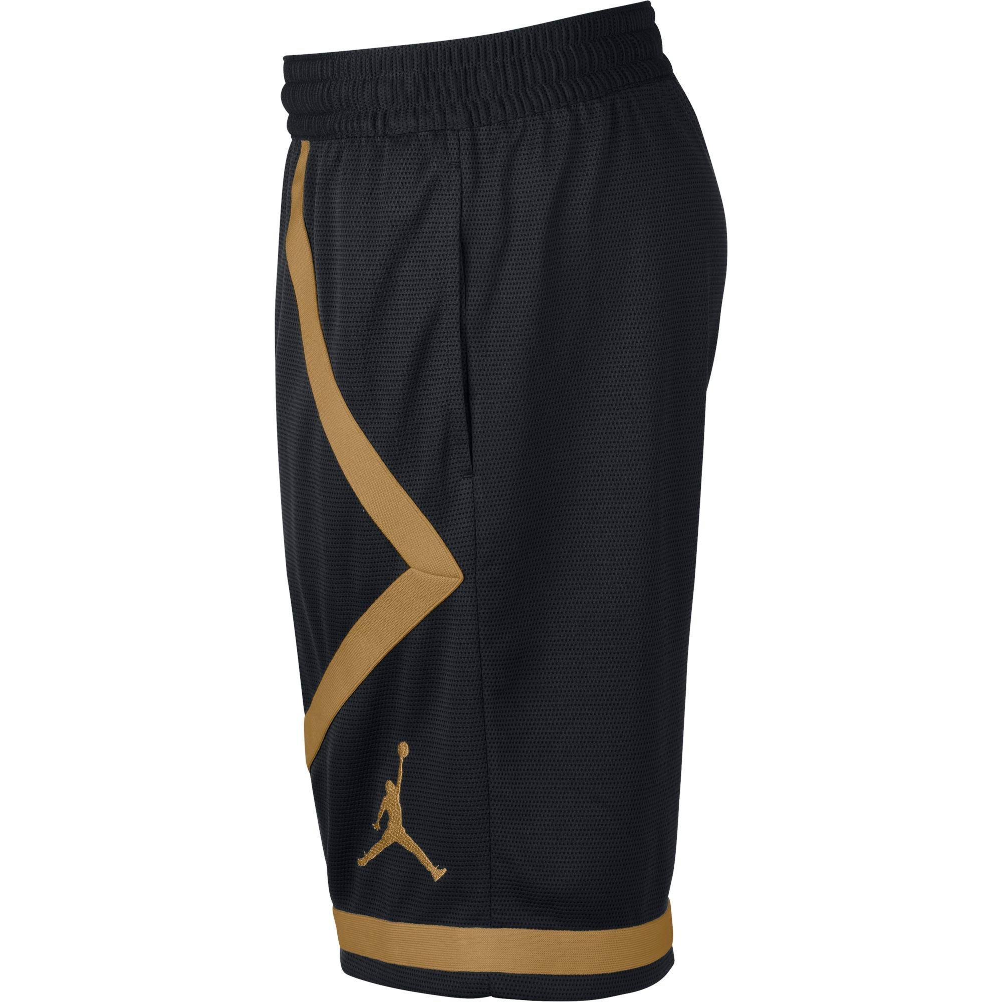 black and gold basketball shorts