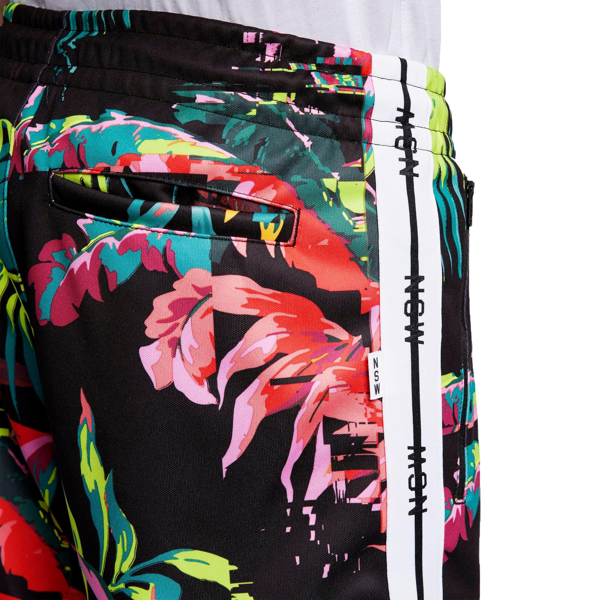 men's nike sportswear floral track pants