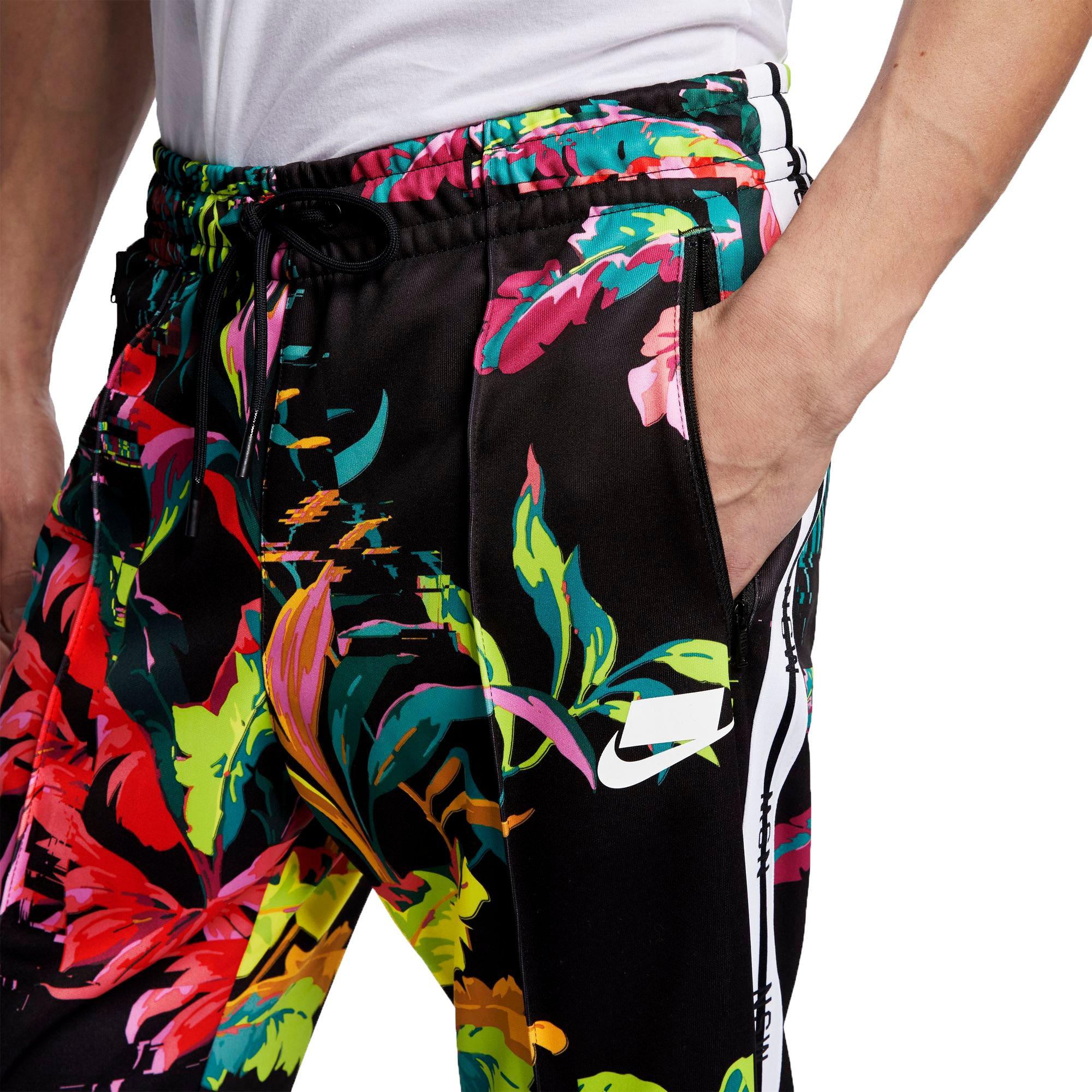 men's nike sportswear floral track pants