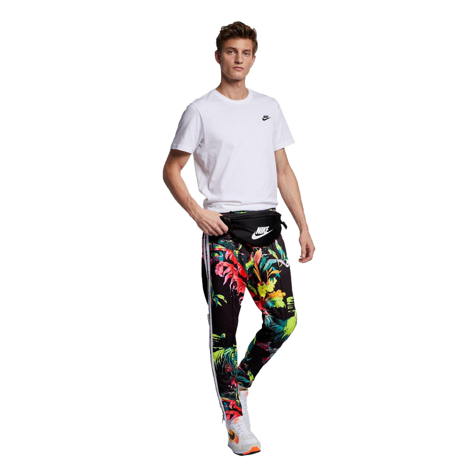 men's nike sportswear floral track pants