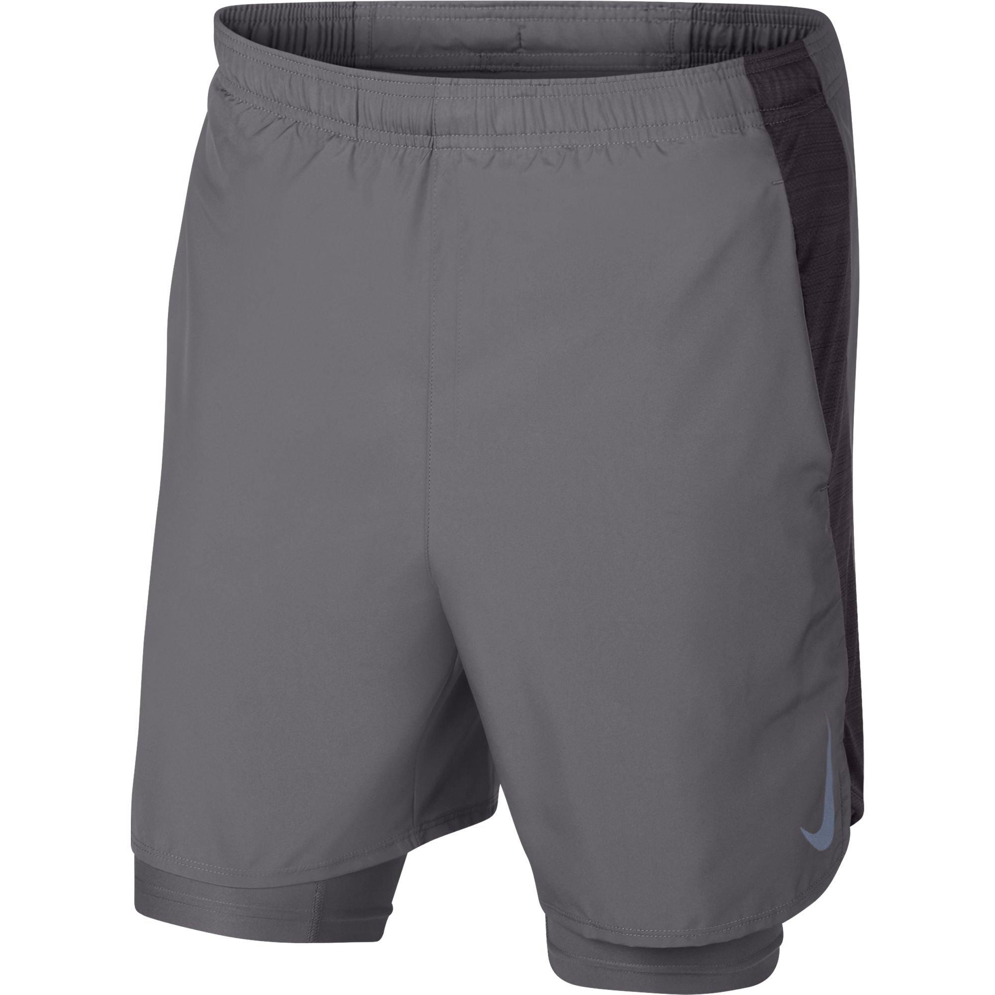 nike challenger 2in1 short