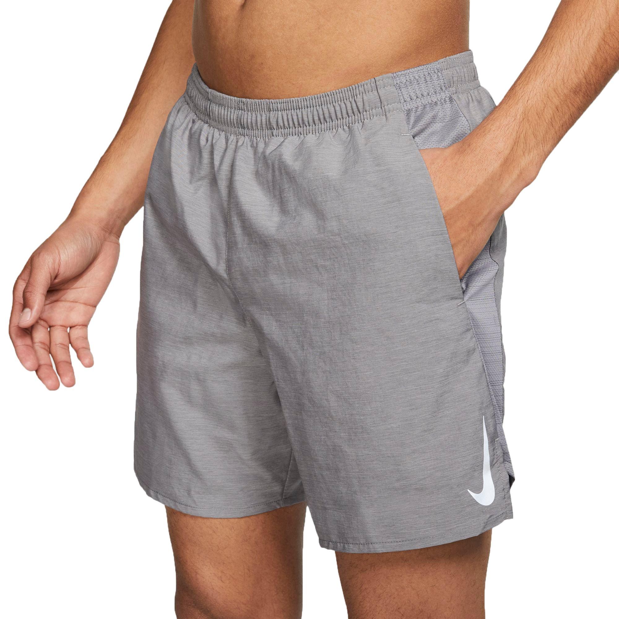 gray nike running shorts