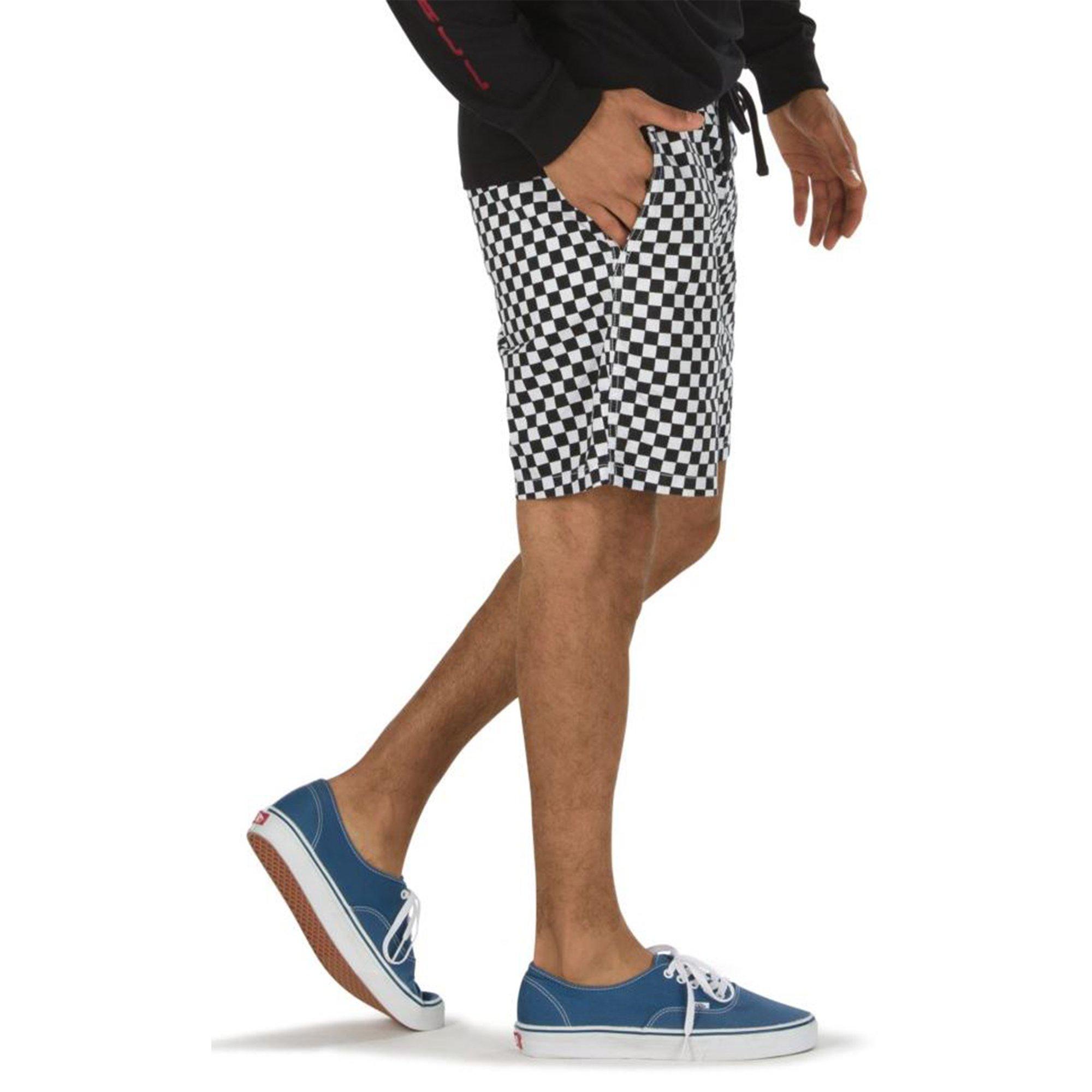 high top vans and shorts