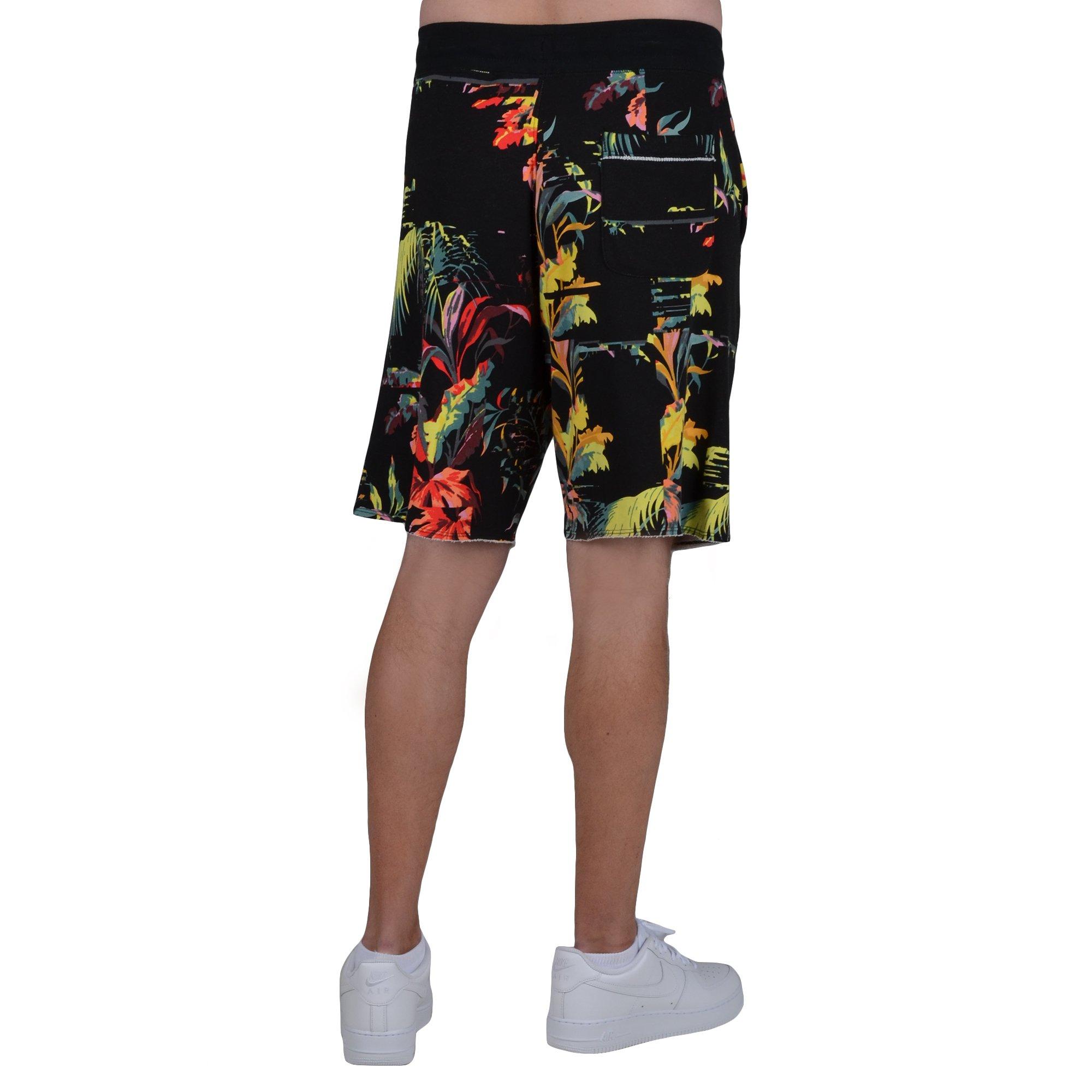 nike men's floral alumni shorts