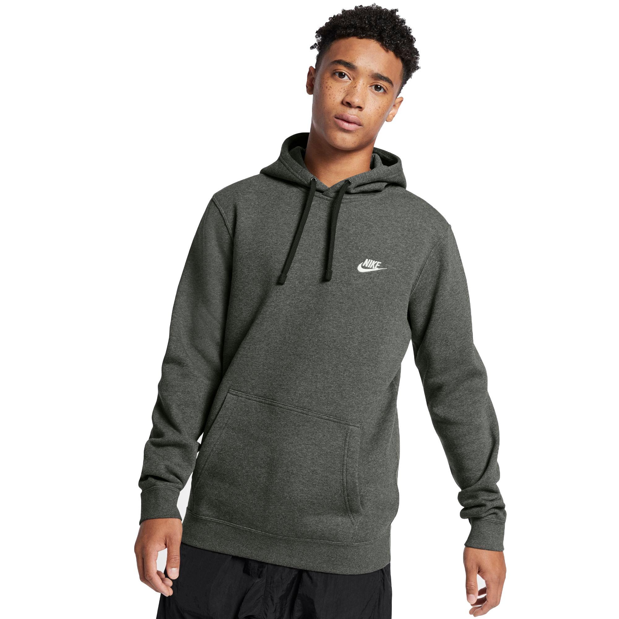 nike charcoal hoodie