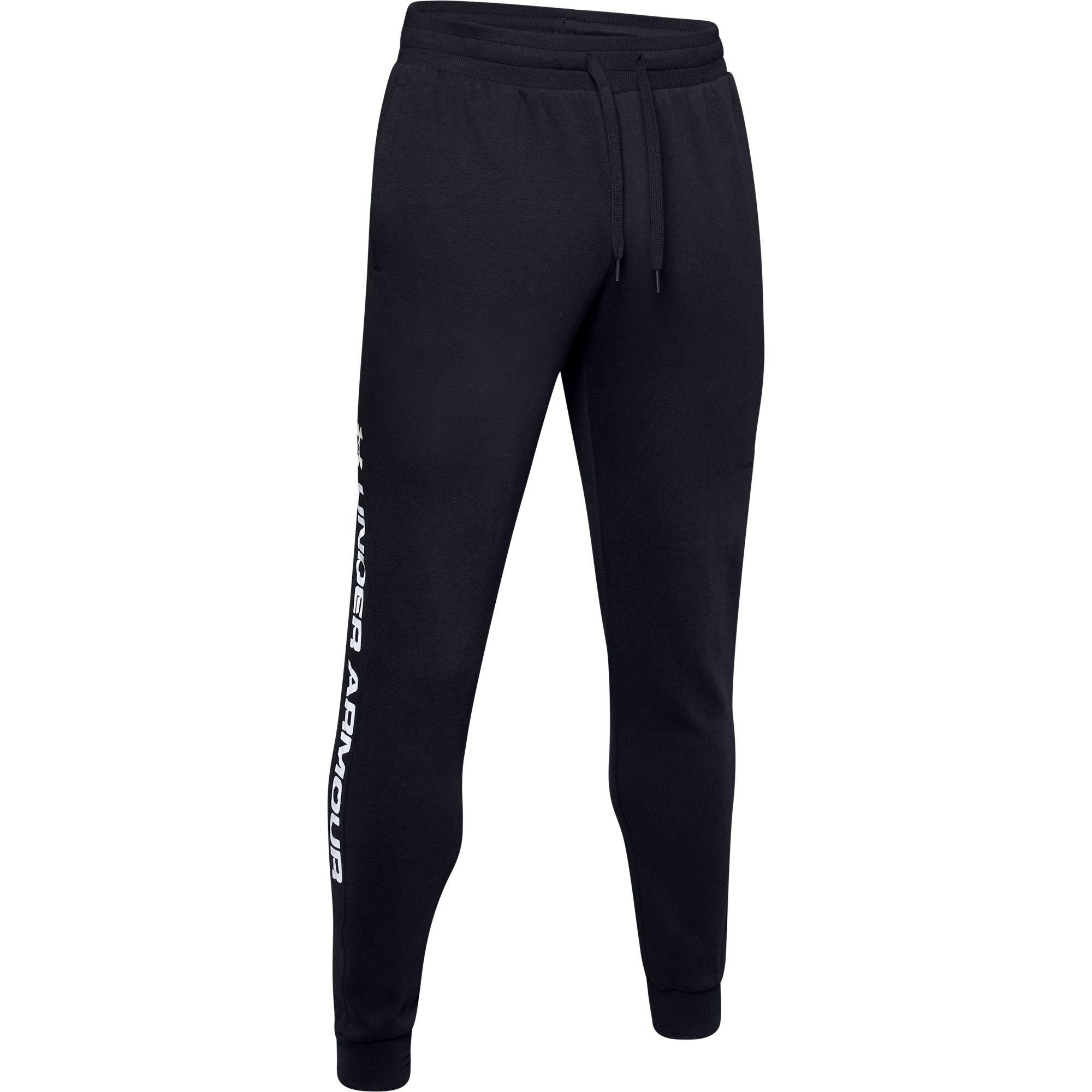 ua rival fleece logo joggers