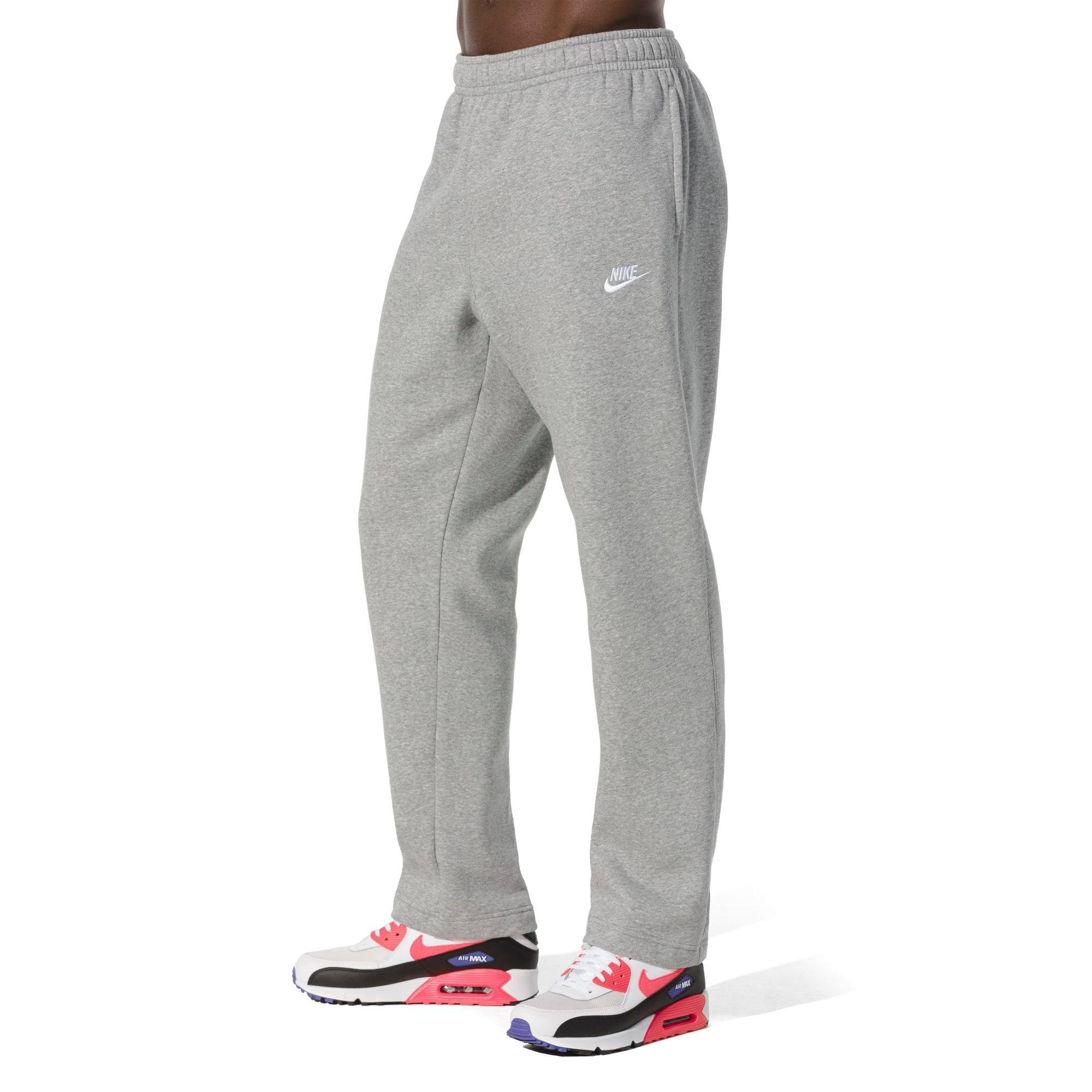 grey nike sweatpants mens