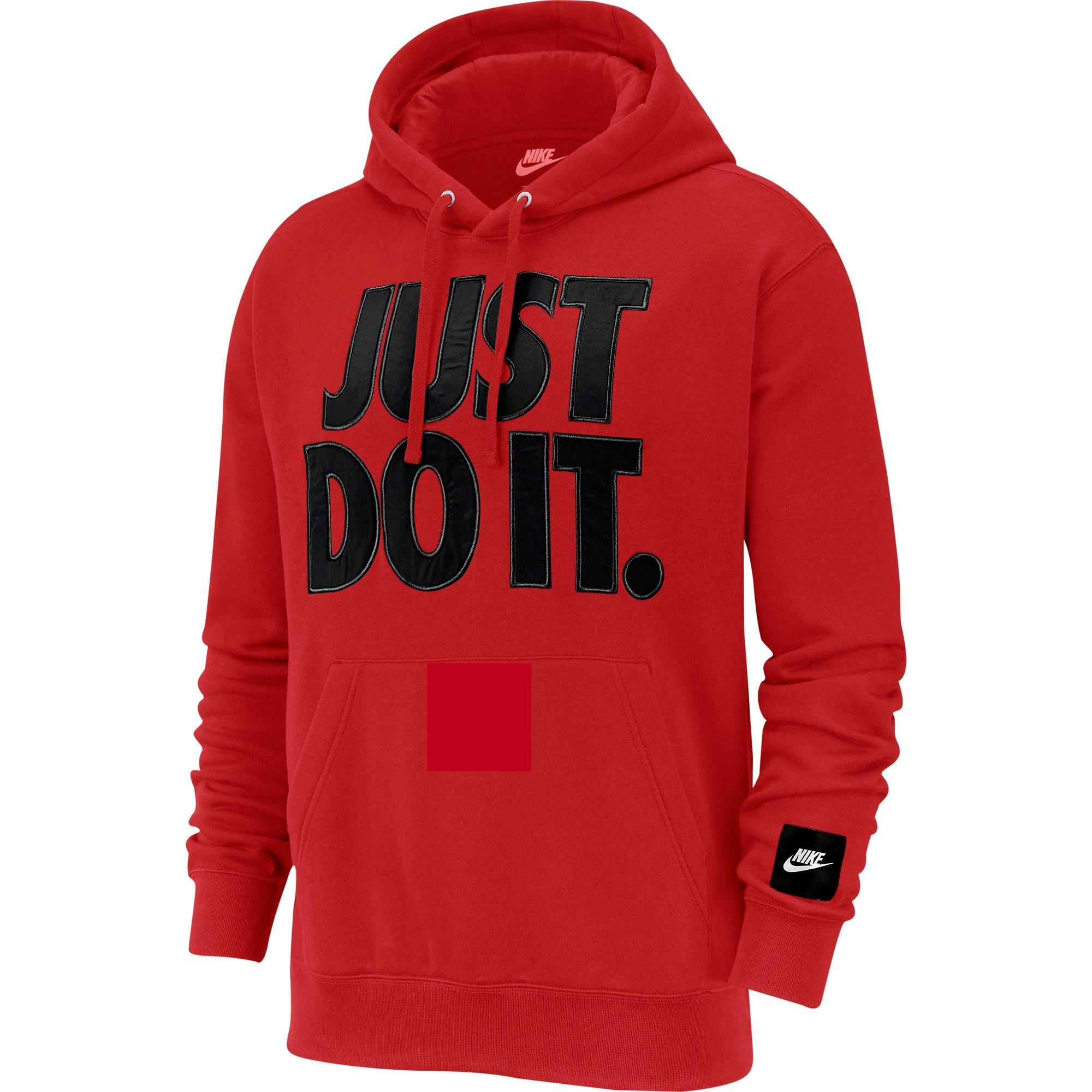 nike men's just do it hoodie