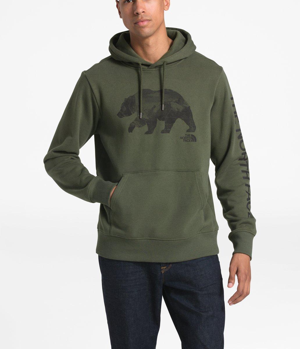 north face hoodie bear