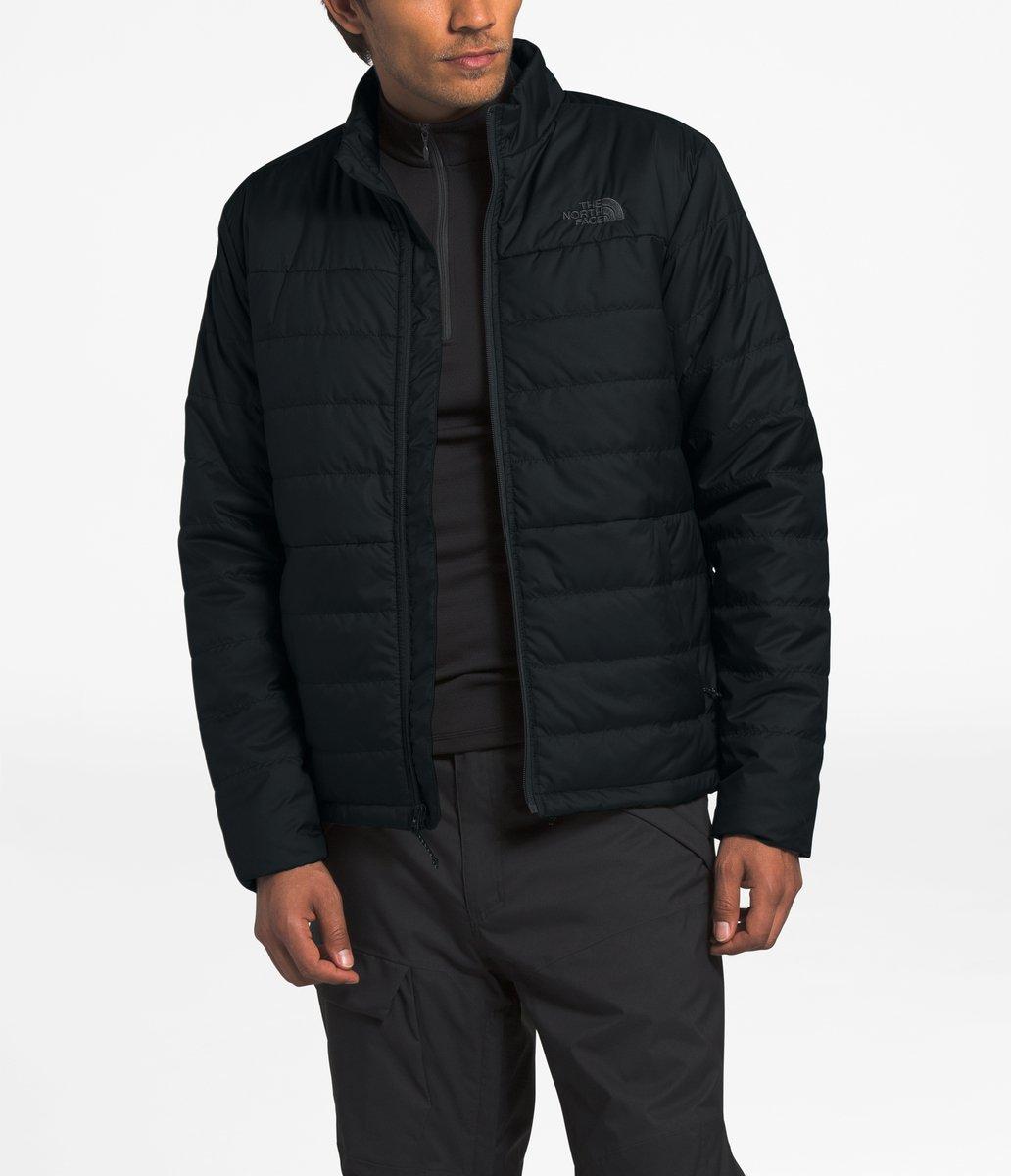 north face men's bombay jacket black