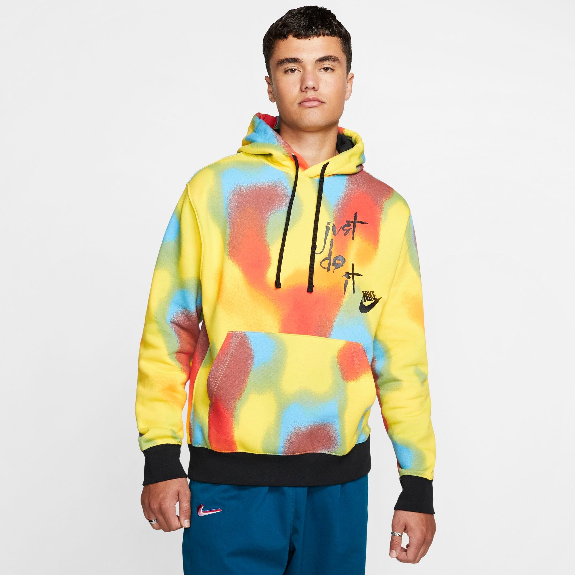 nike yellow hoodie mens