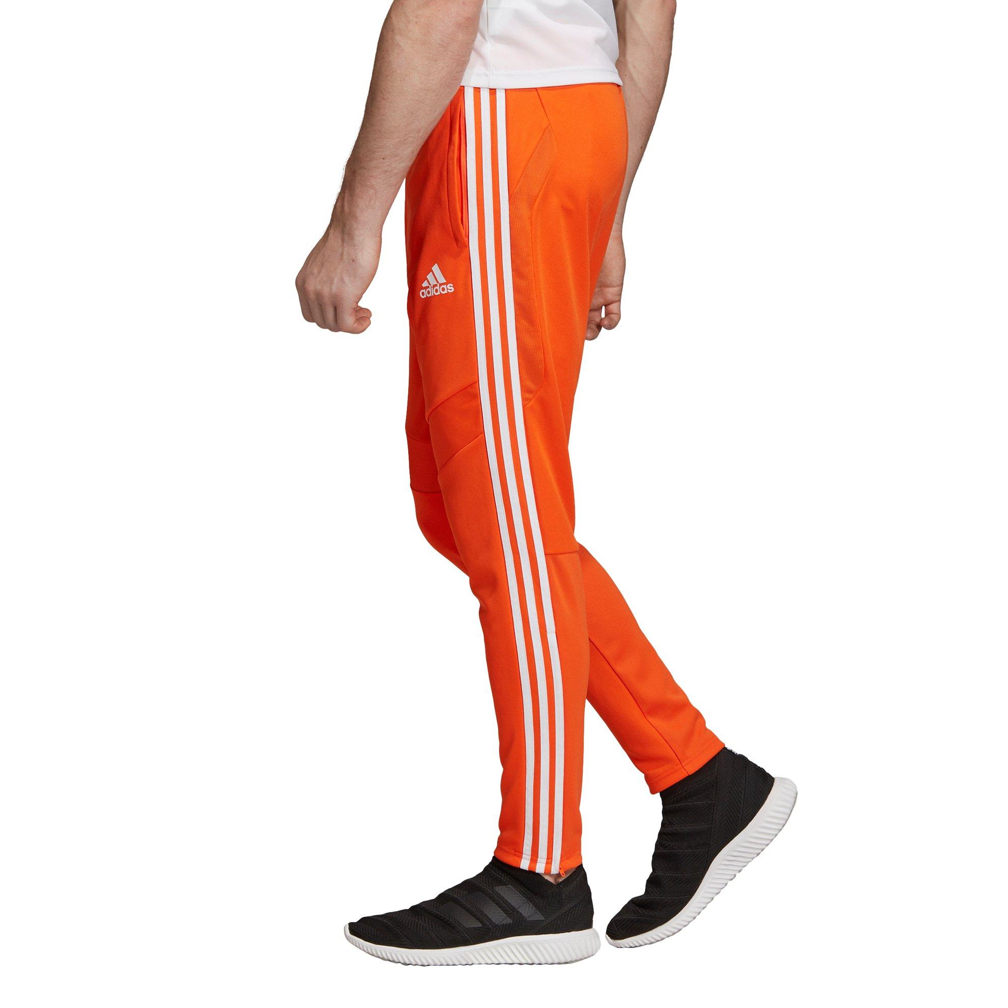 orange adidas pants