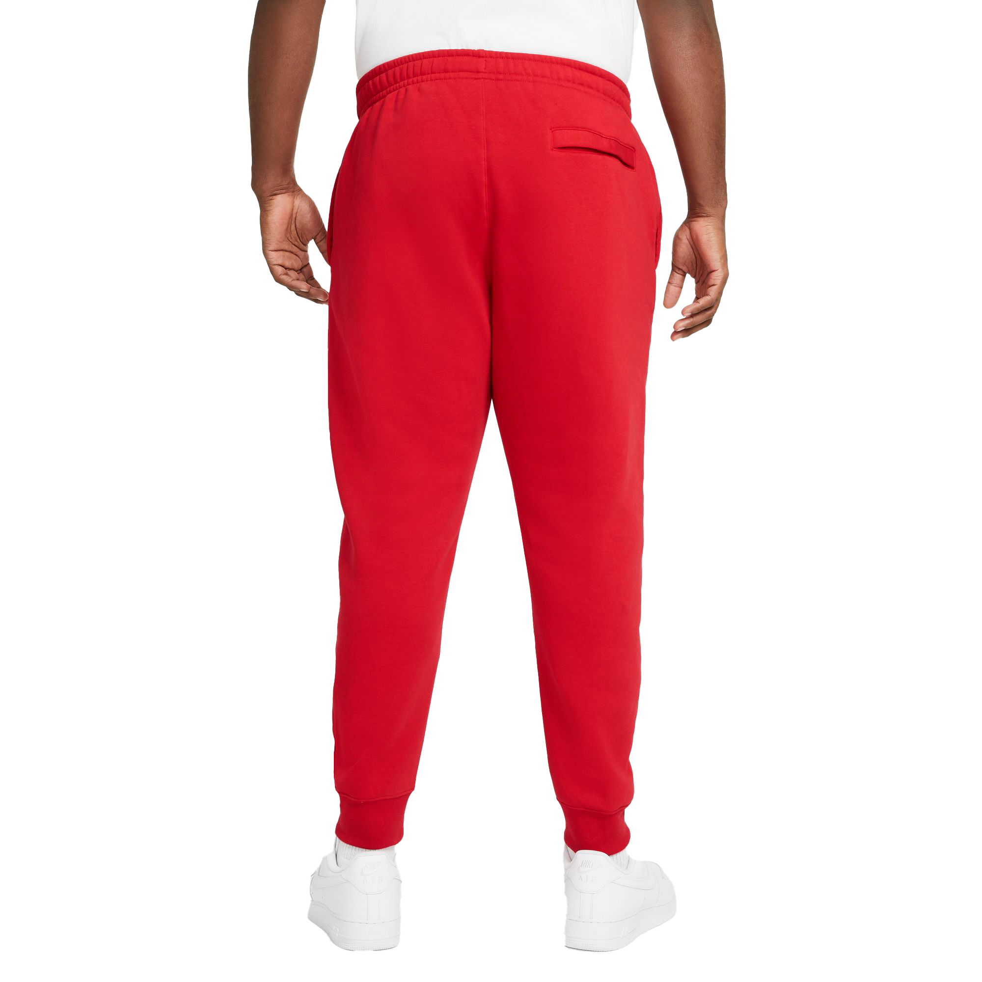 red nike joggers