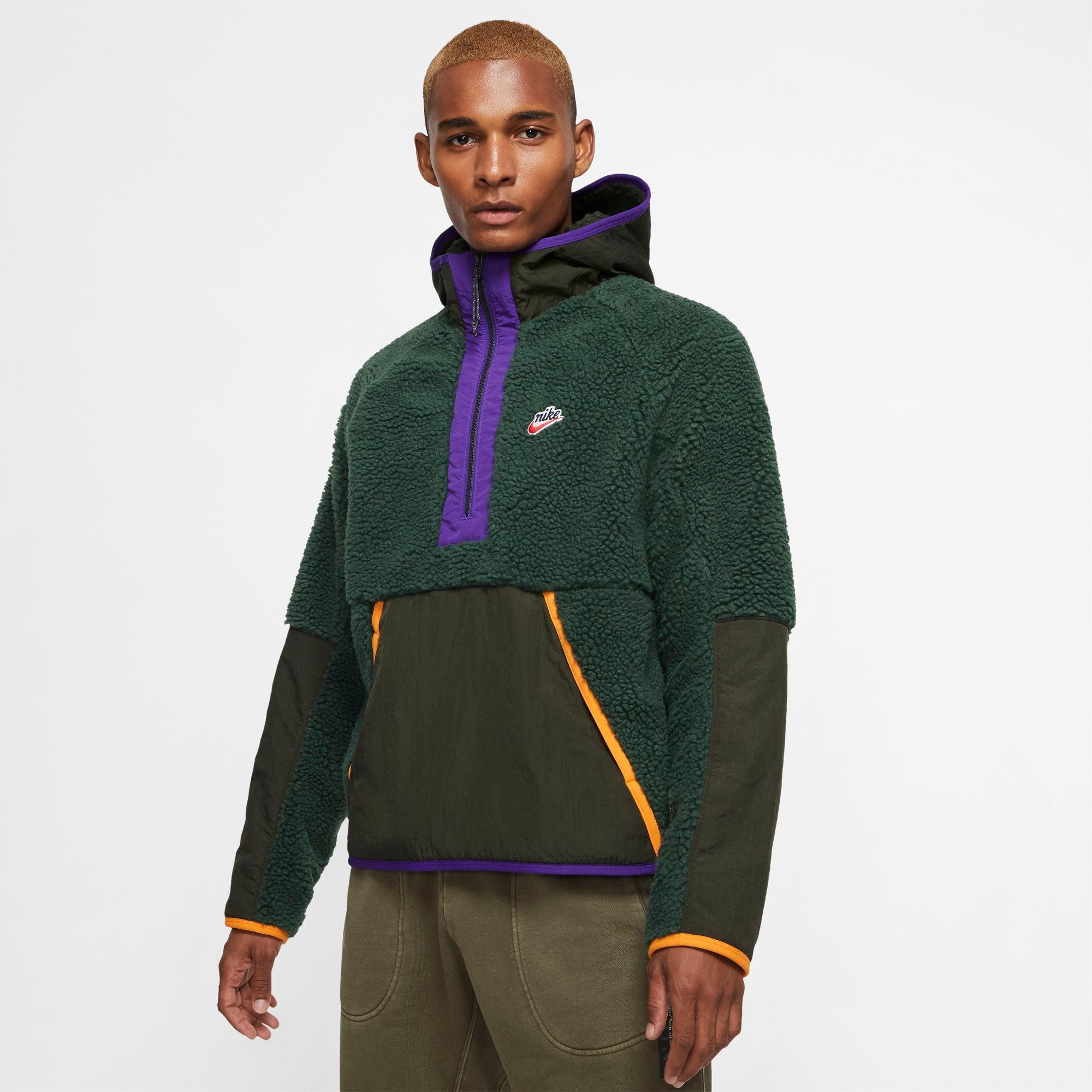 sherpa hoodie nike