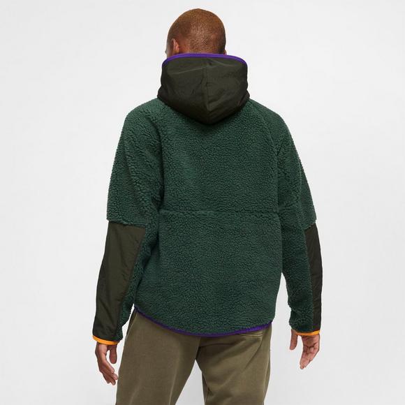 nike sportswear 1/2-zip sherpa hoodie