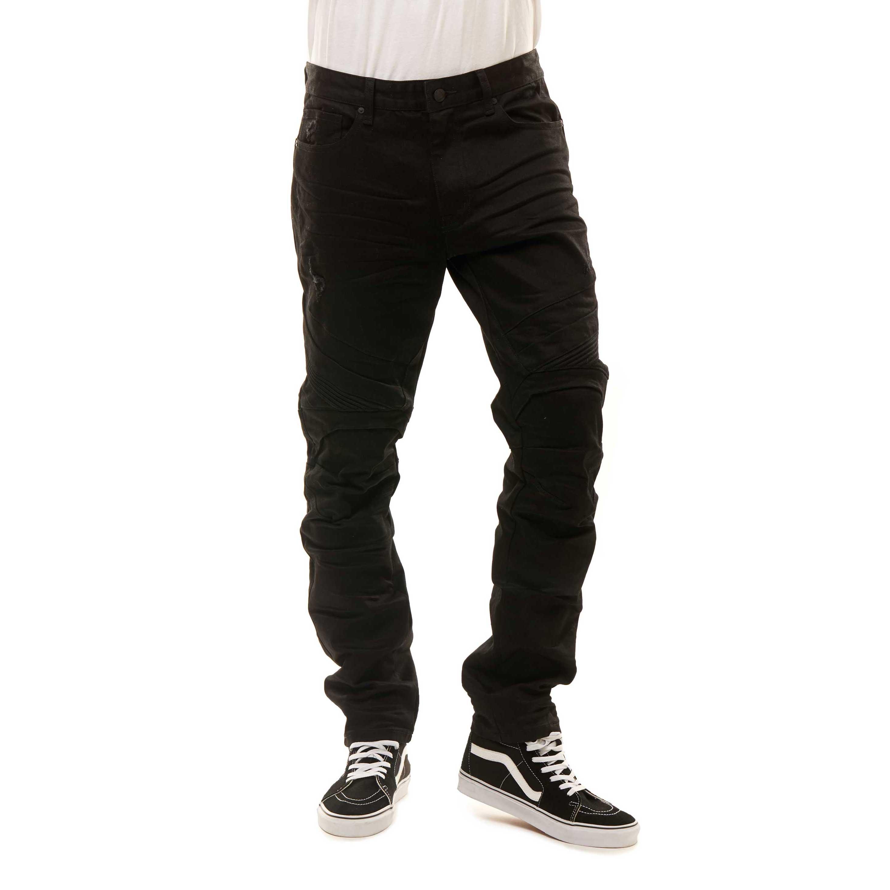 smoke rise jeans black