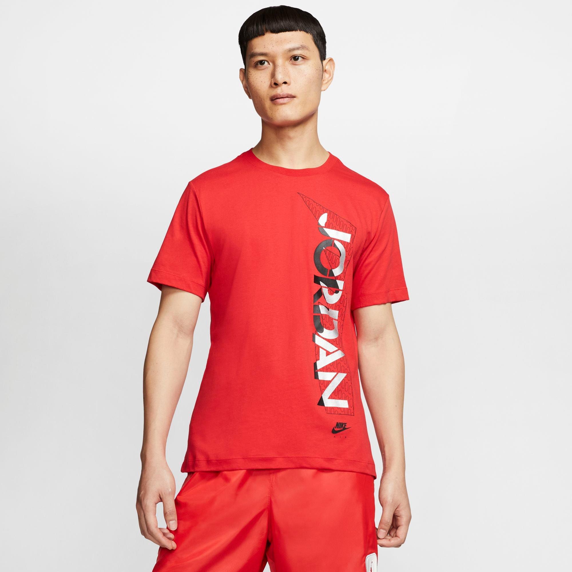 jordan red tshirt