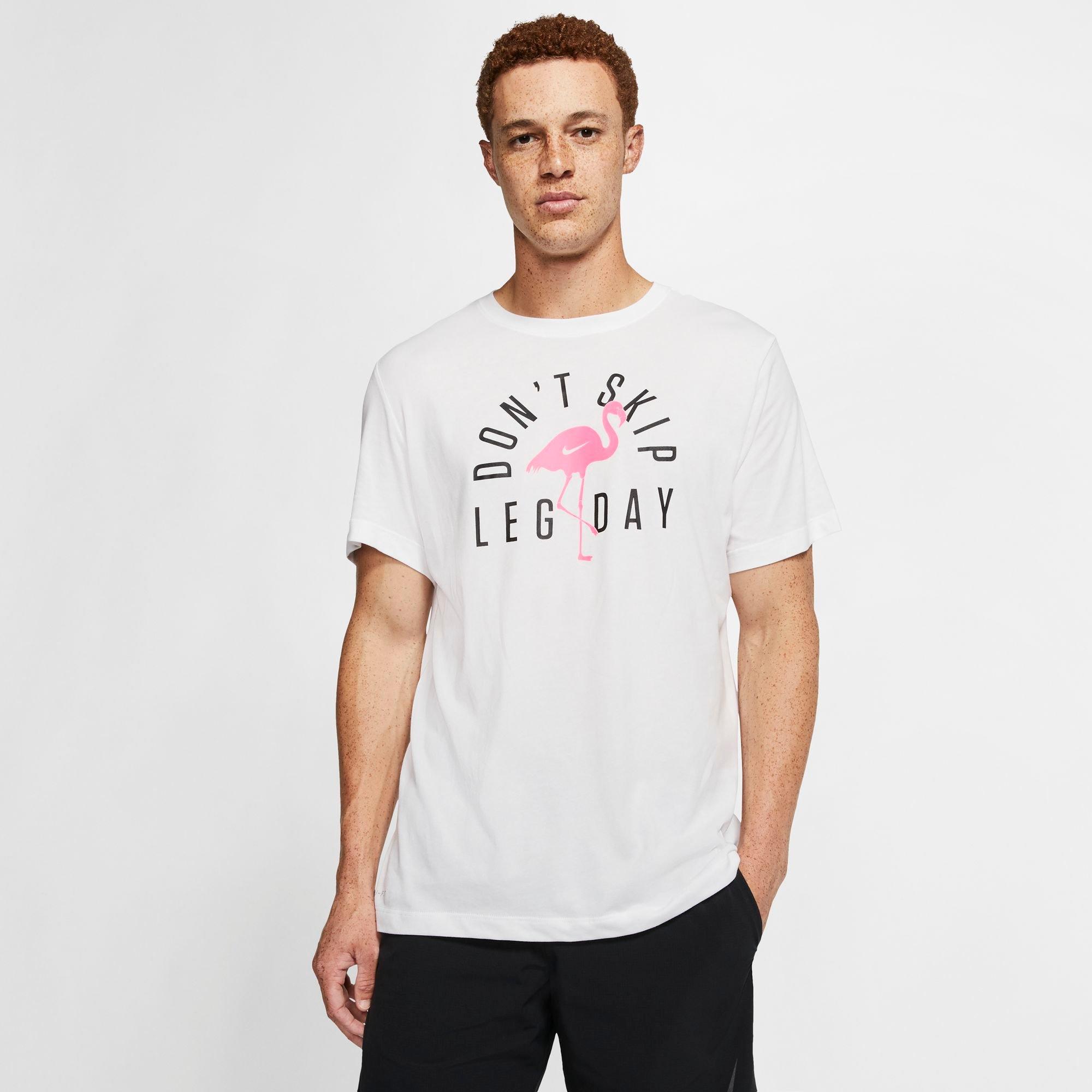 nike t shirt dont skip leg day