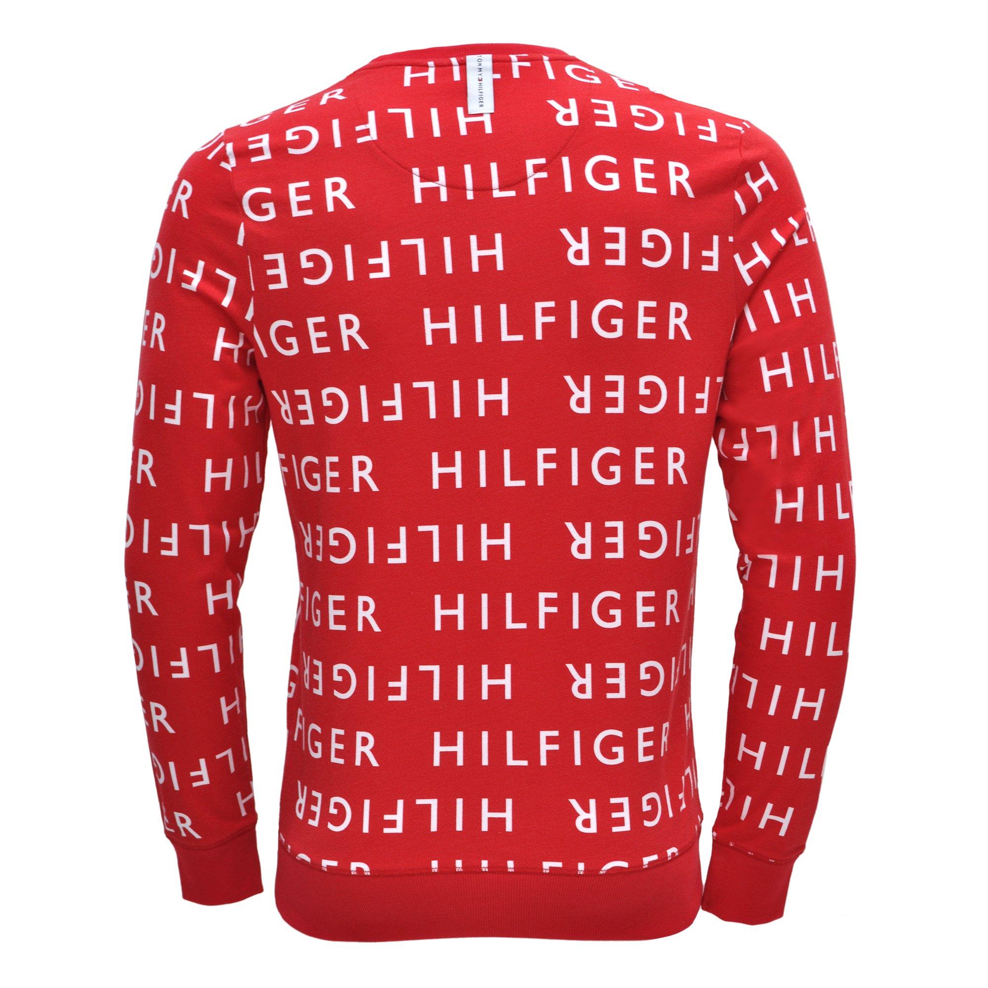 tommy hilfiger all over print hoodie