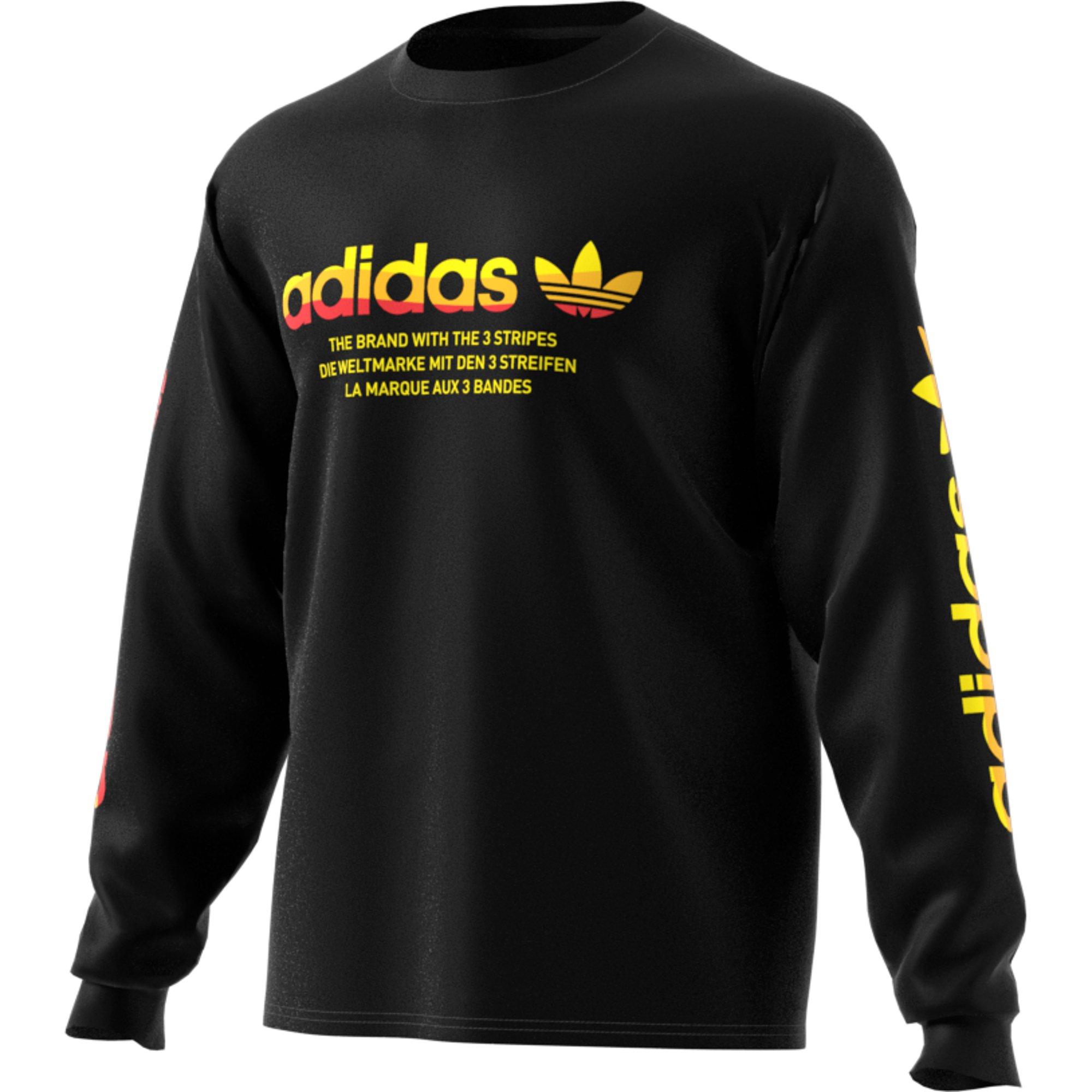 adidas linear logo tee