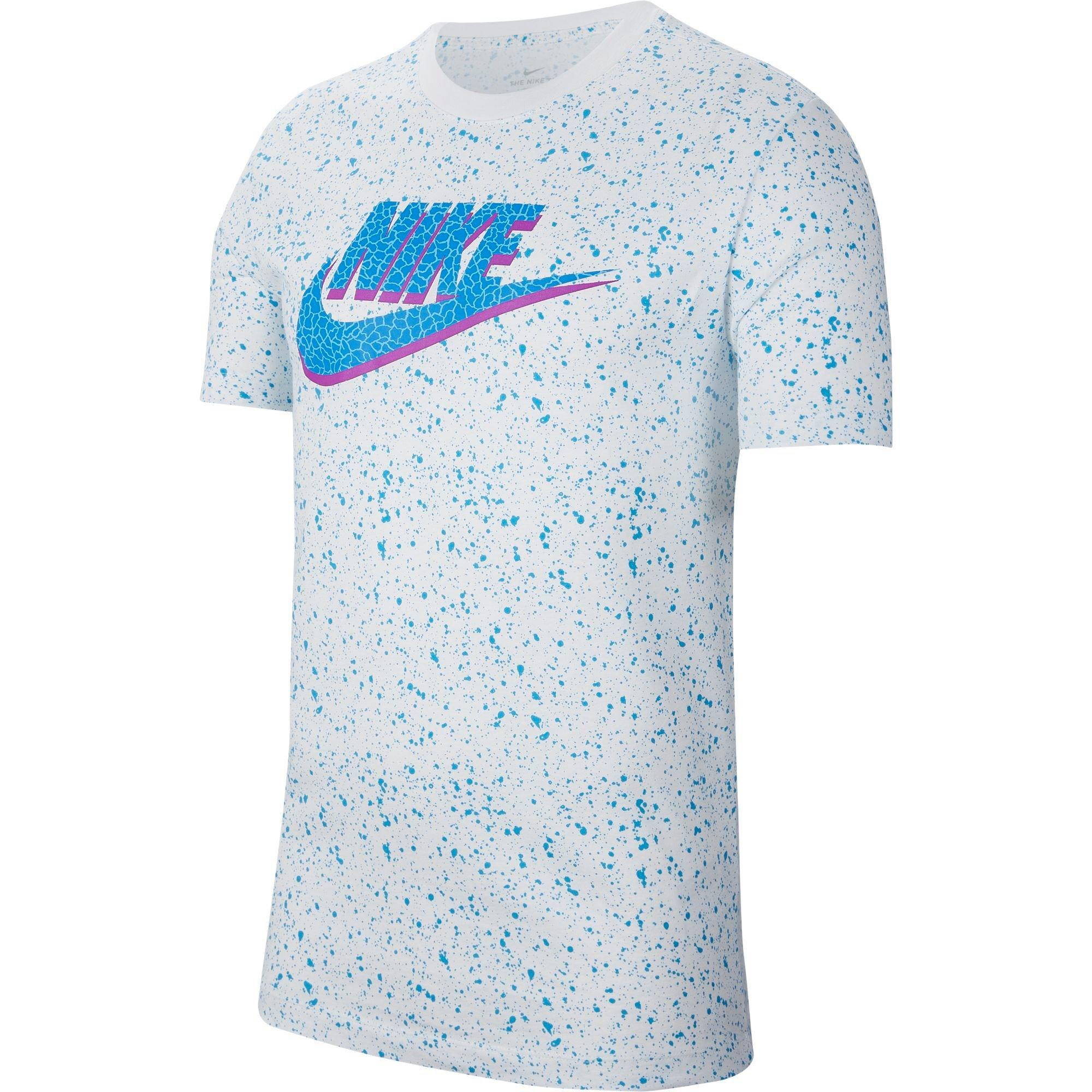 hot pink and white nike shirt