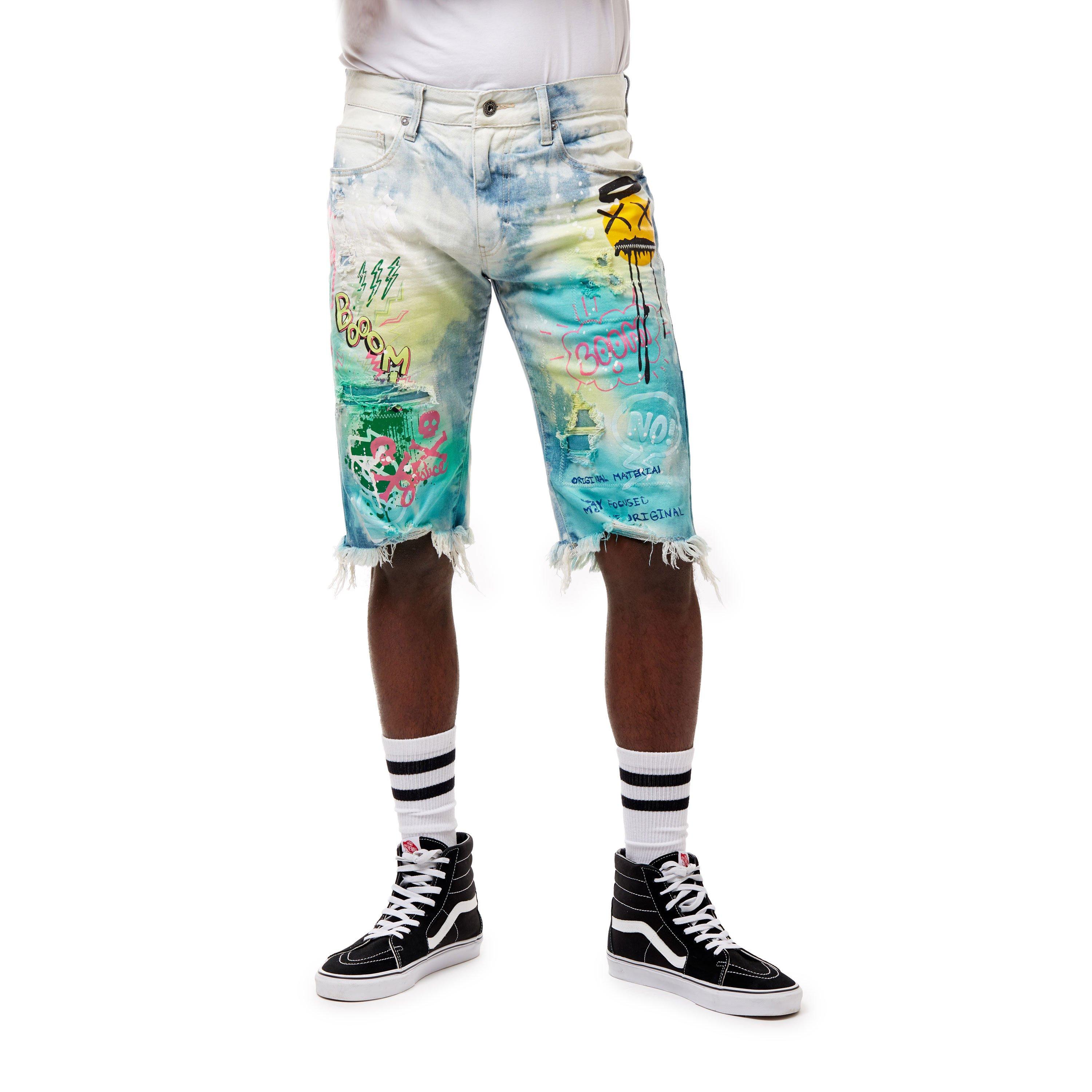 smoke rise jeans shorts