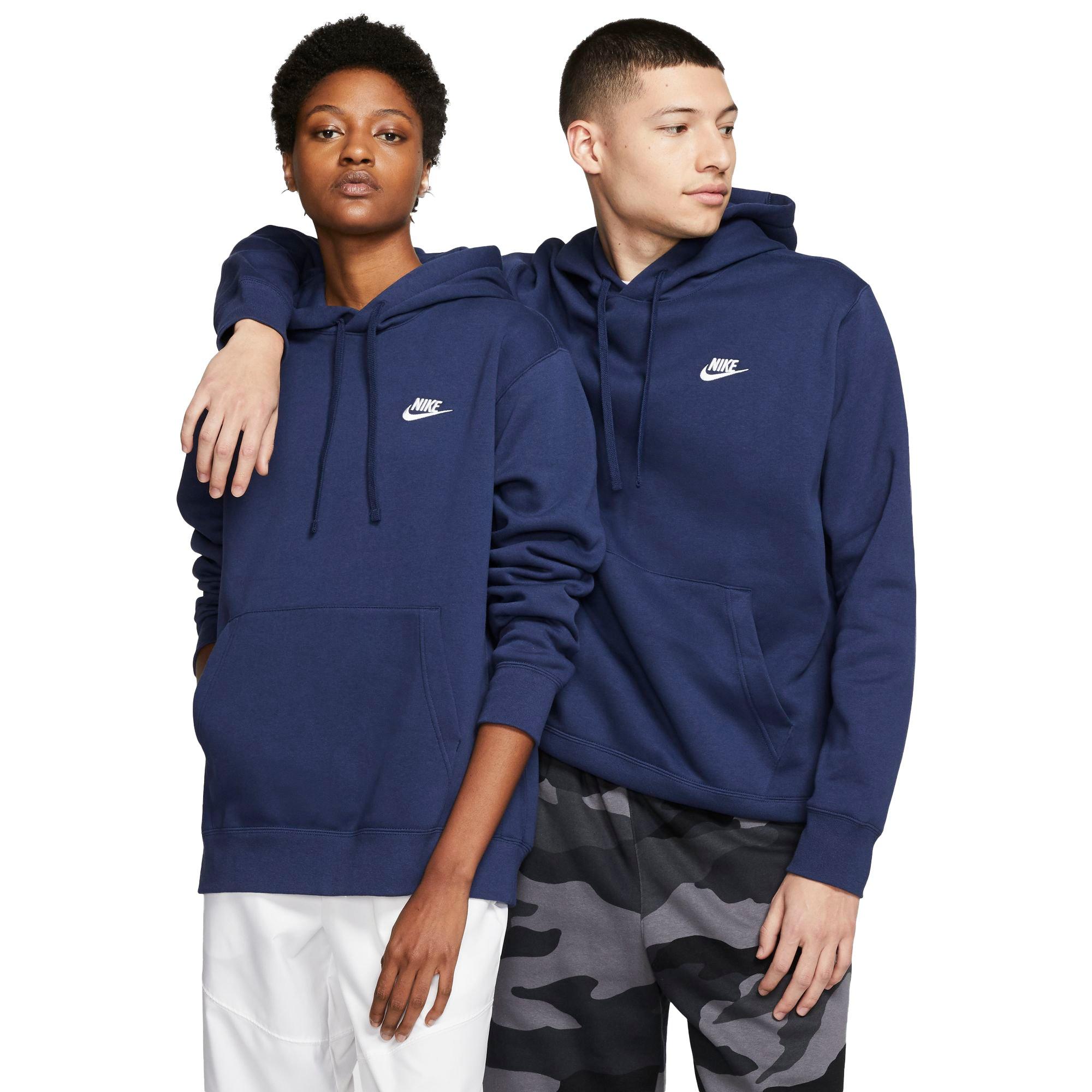 nike club sweatshirt navy
