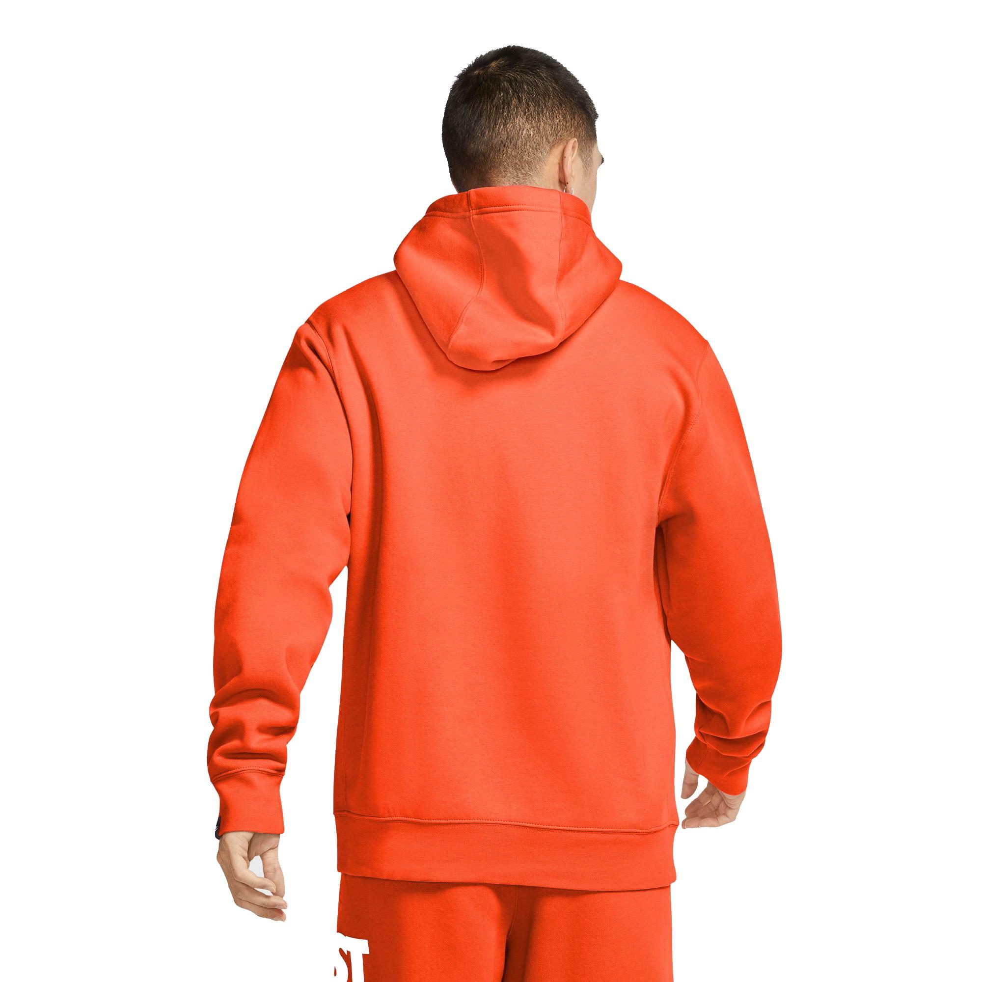 orange nike sweater