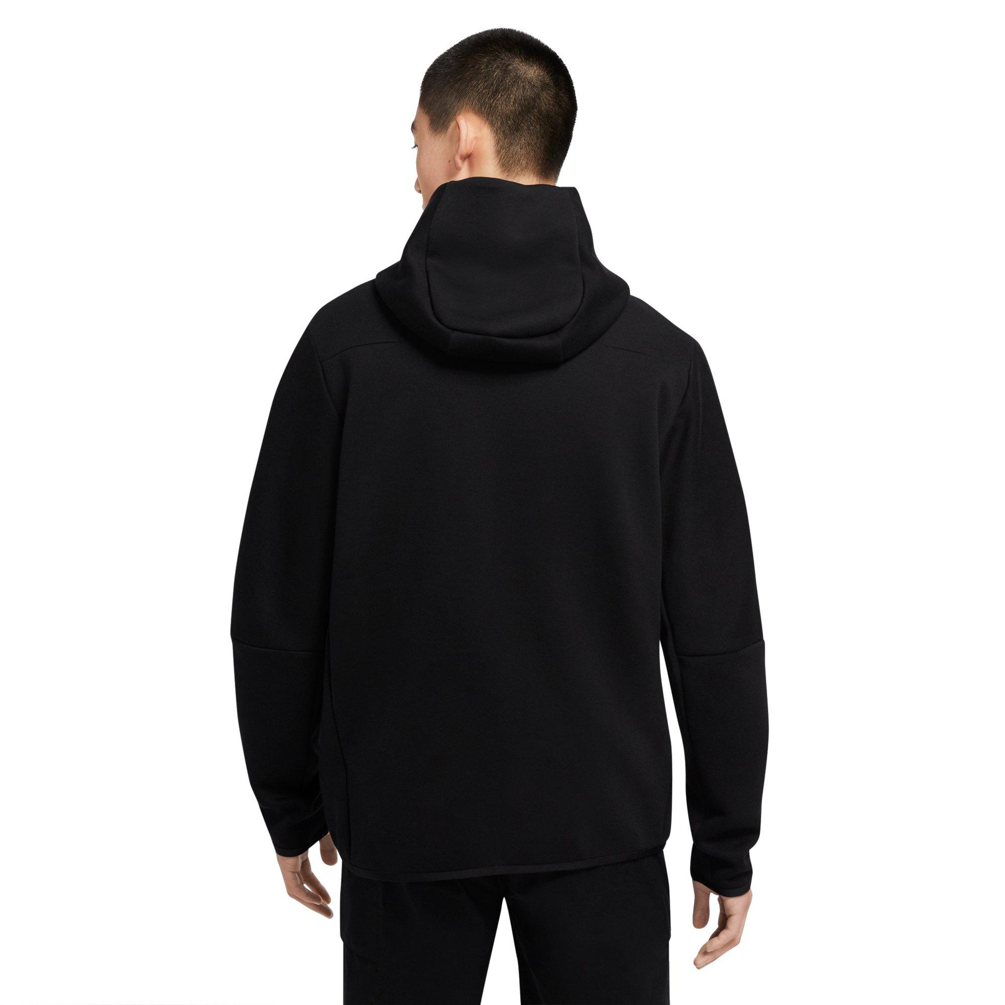 men's nike tech fleece hoodie black