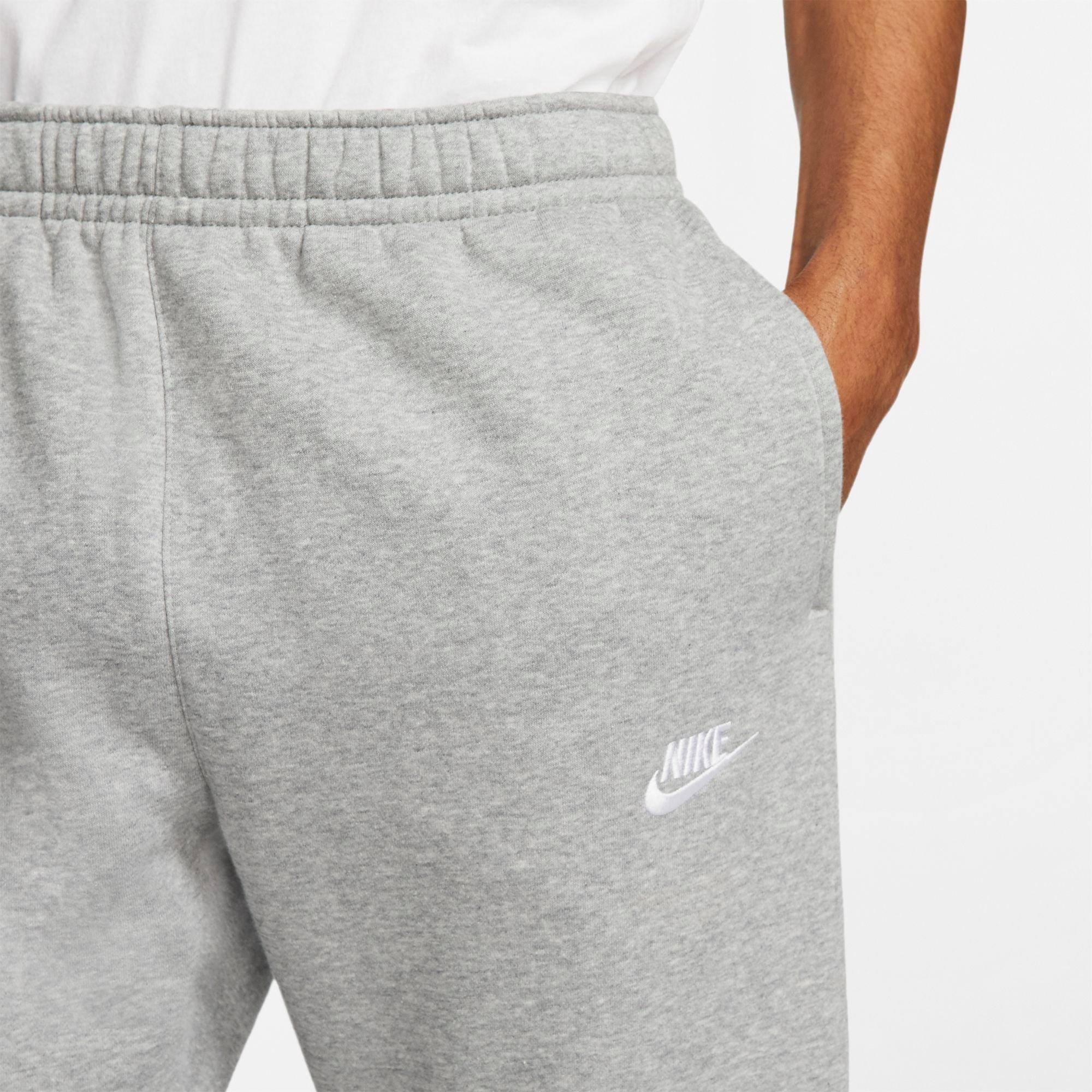 mens nike club joggers grey