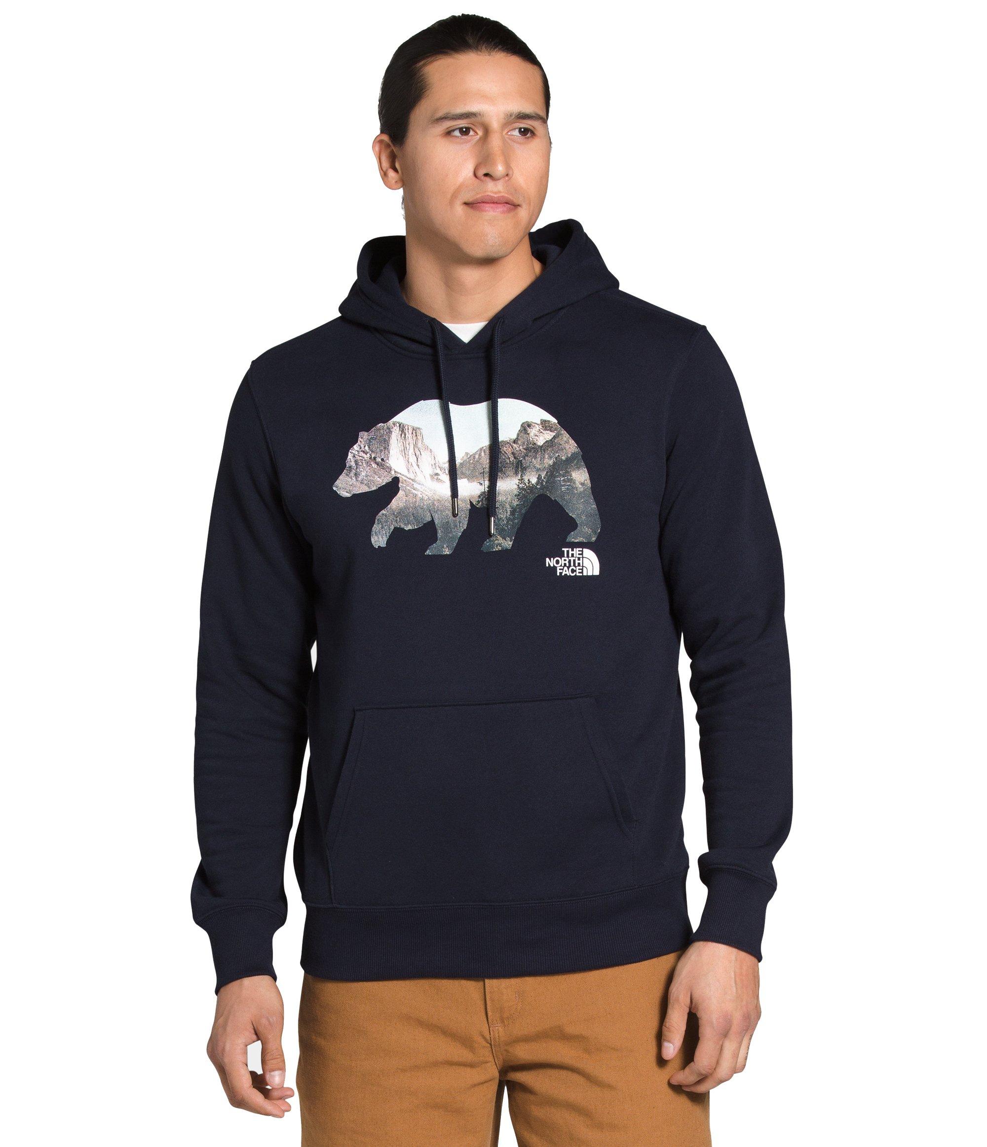 the north face hoodie navy