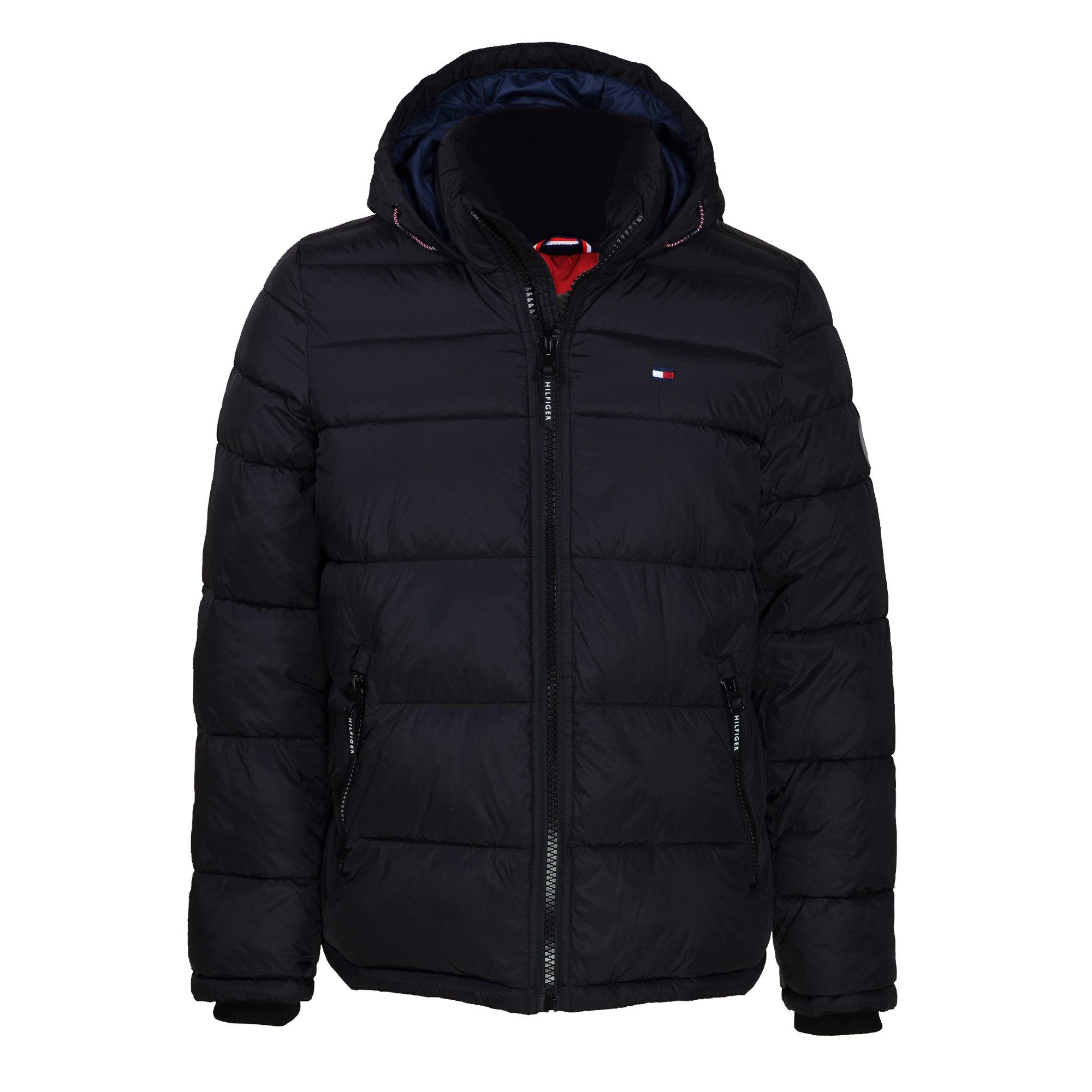 tommy hilfiger puffer black