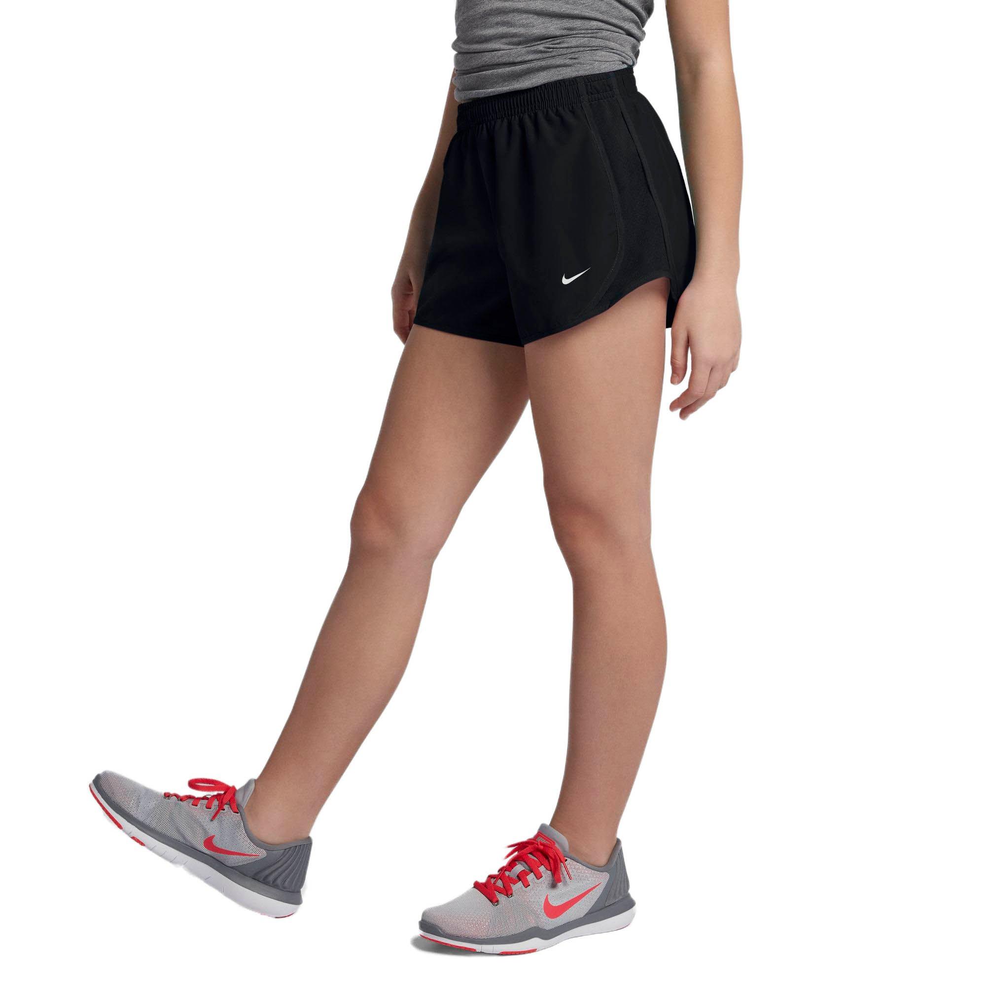 girls nike shorts black