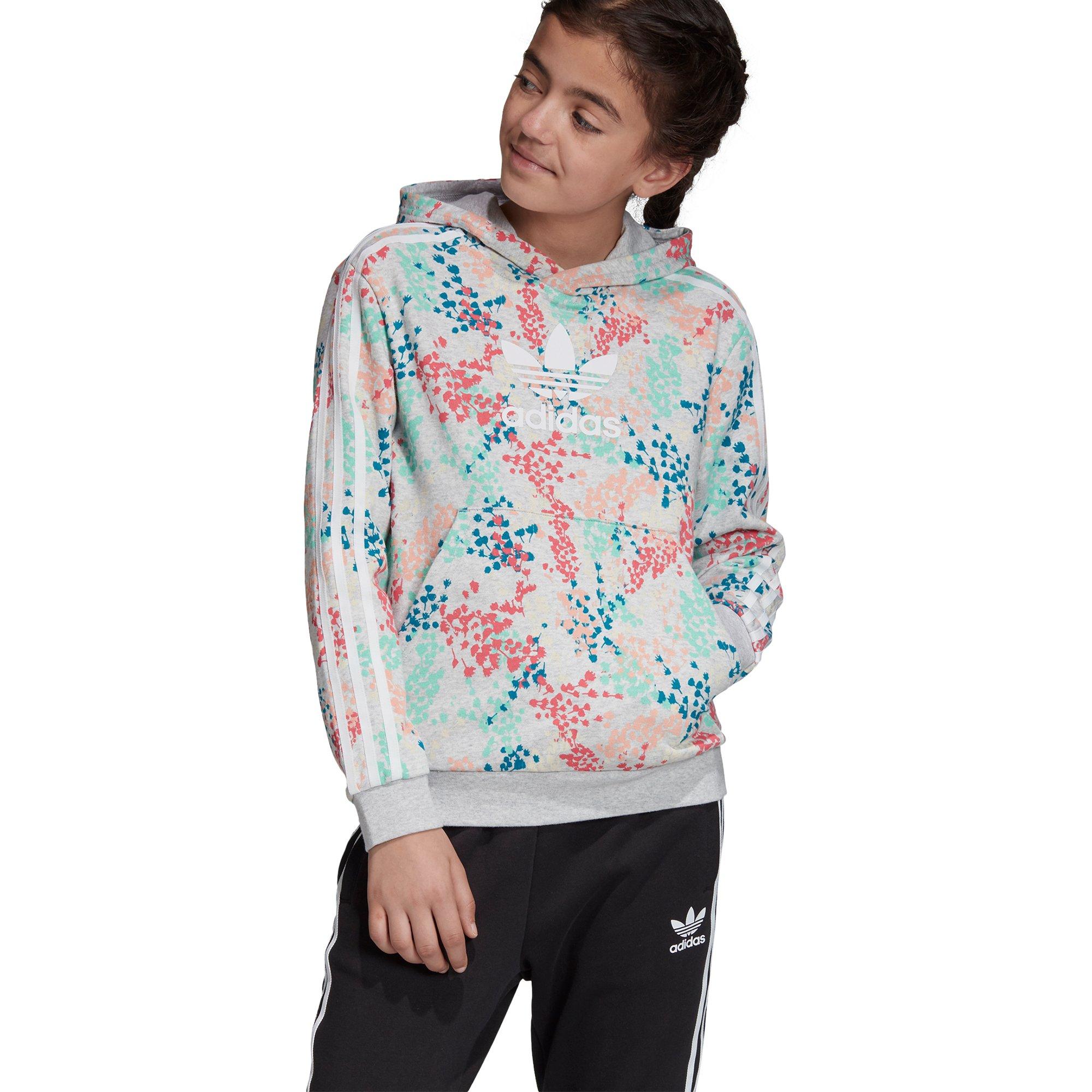 adidas trefoil flower hoodie