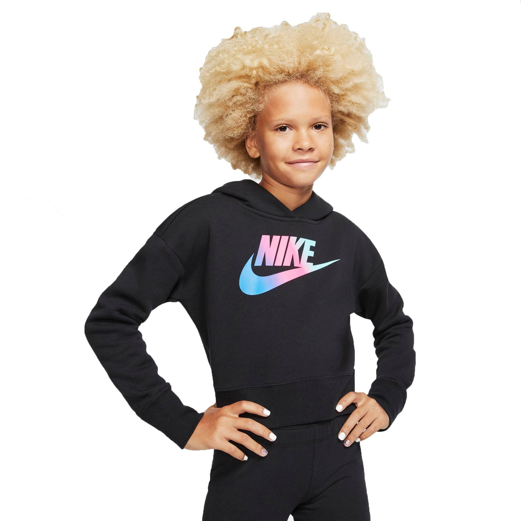 nike cropped hoodie girls