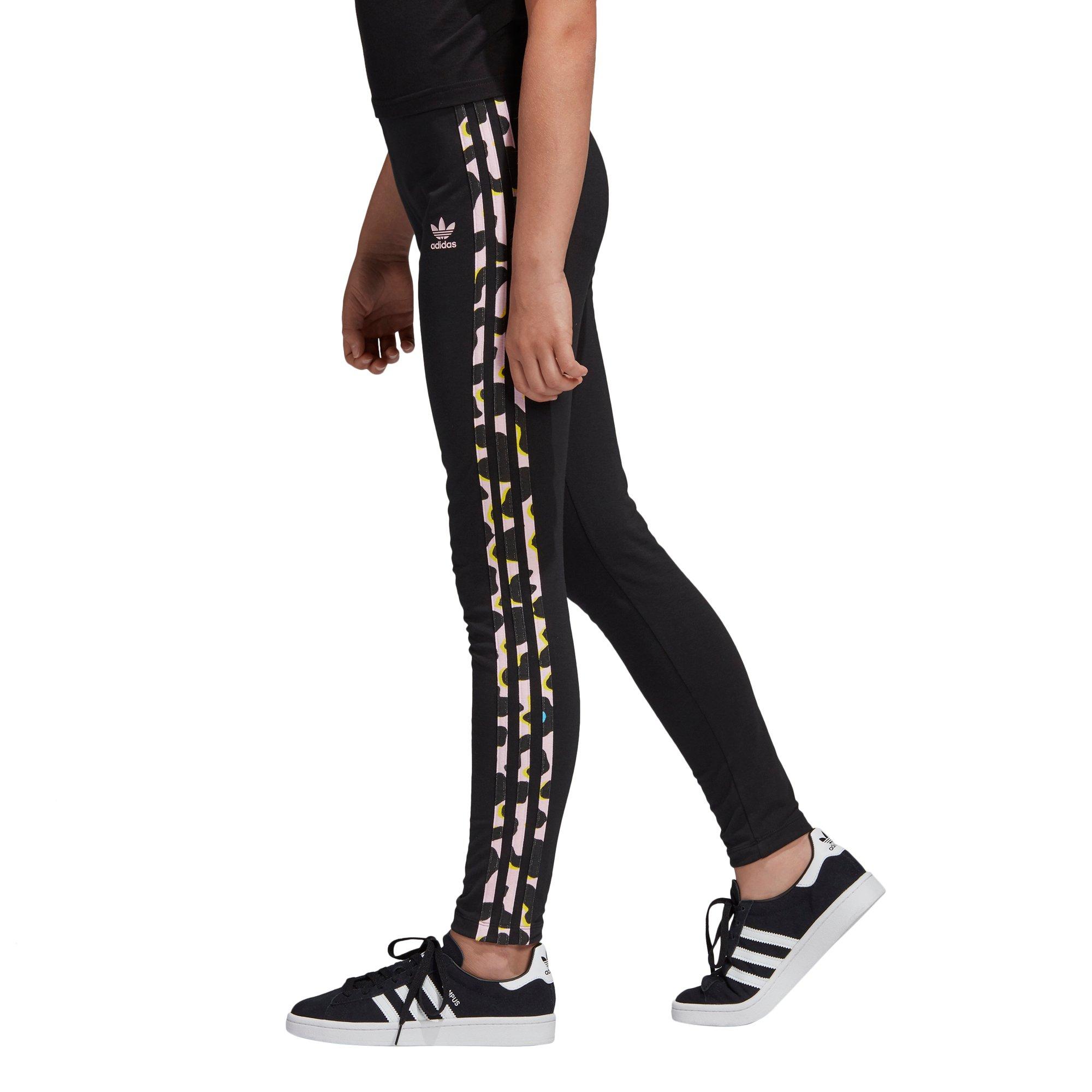 adidas Girls' Leopard Print Leggings 