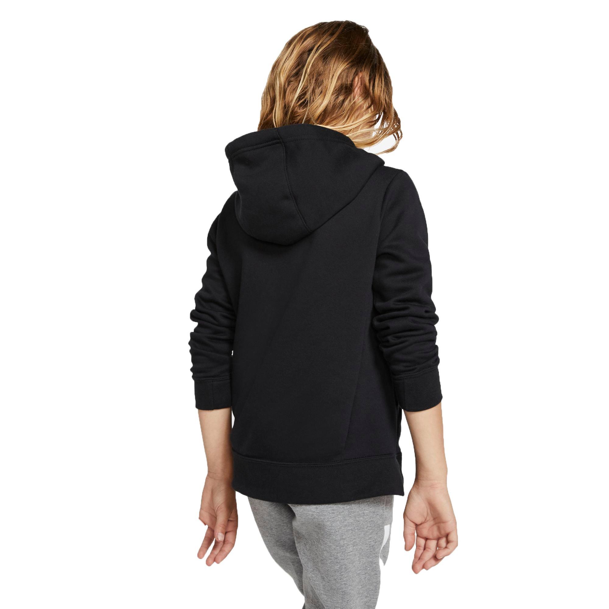 girls black pullover hoodie