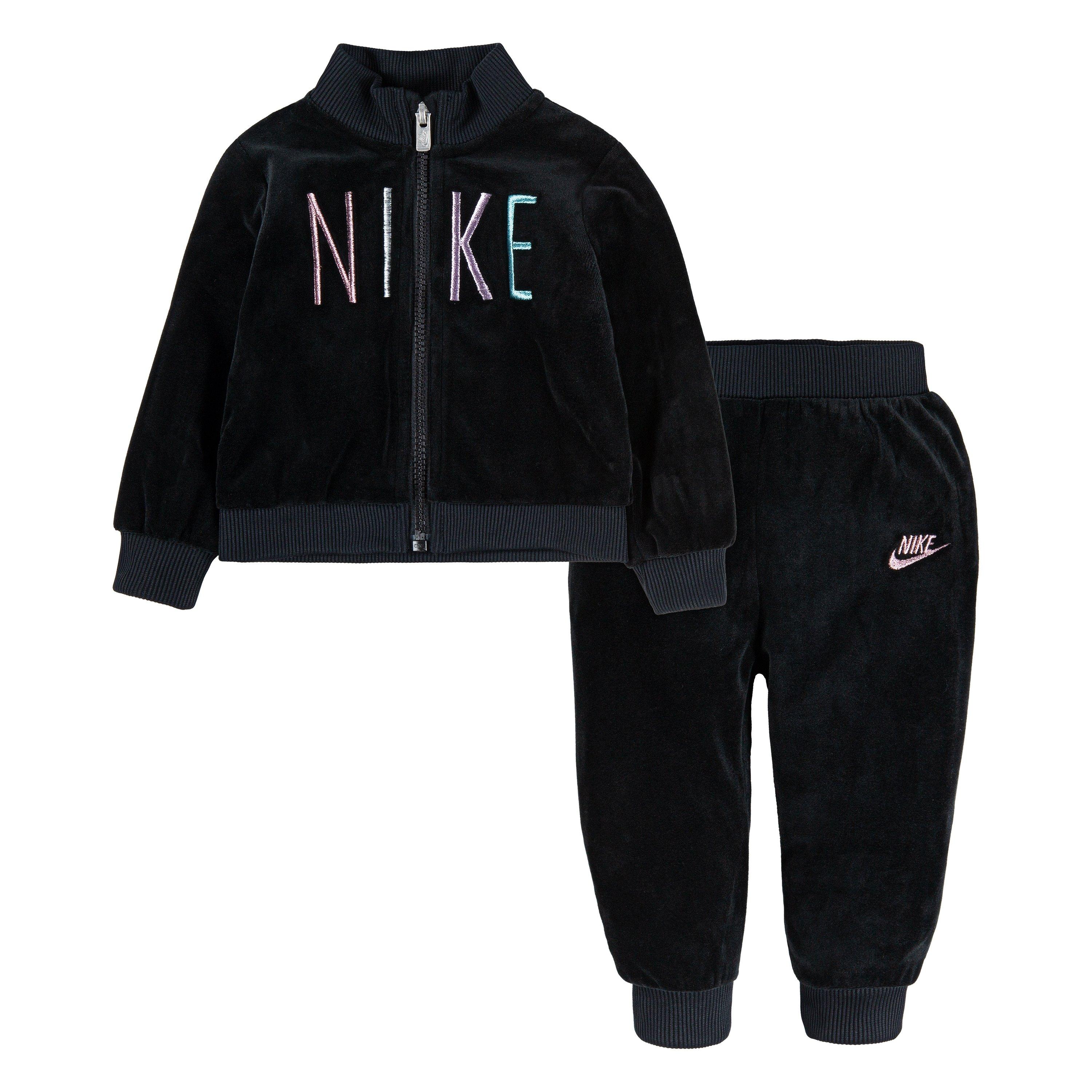 nike baby velour tracksuit