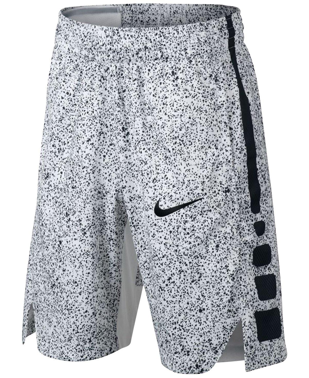 white elite shorts