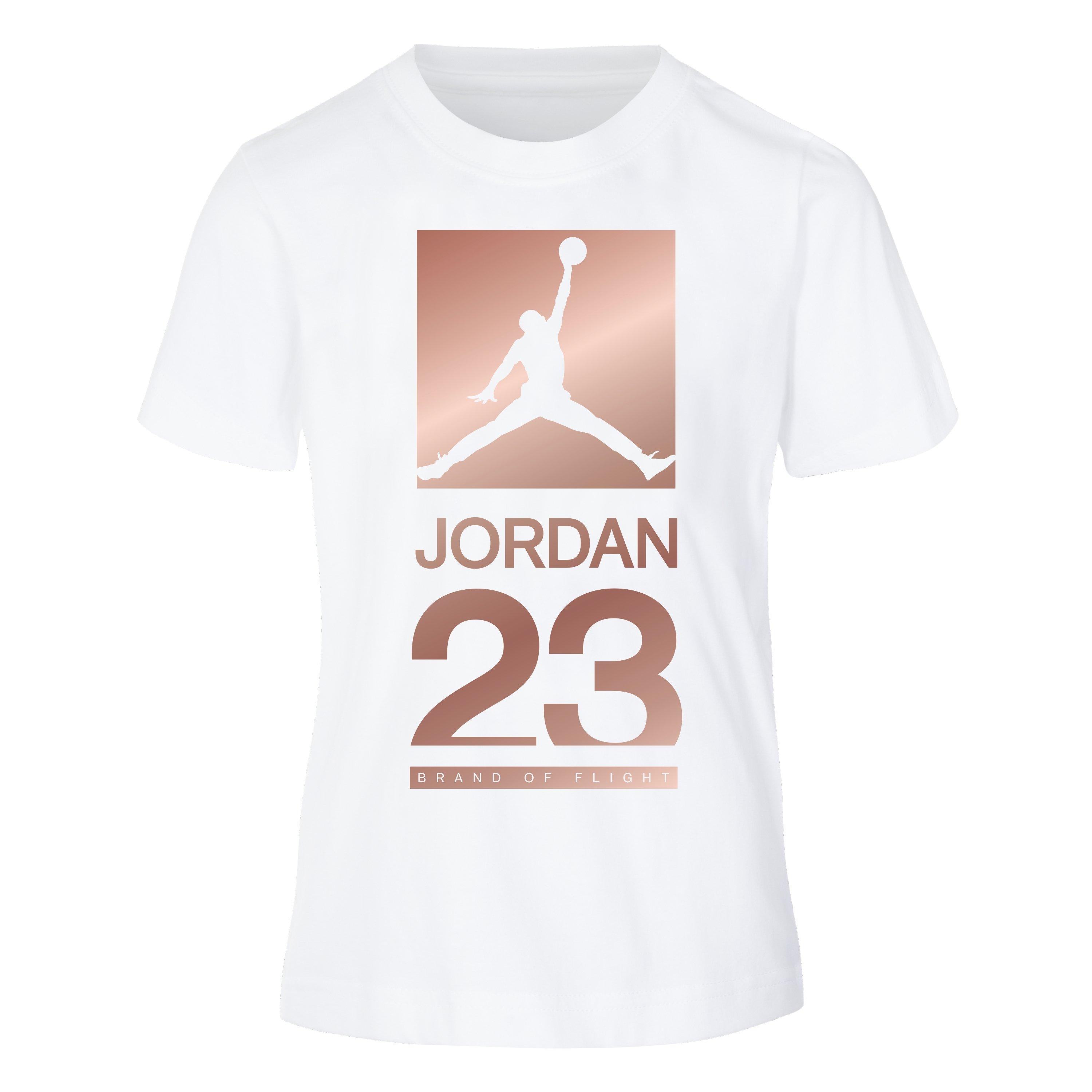 rose gold jordan shirt