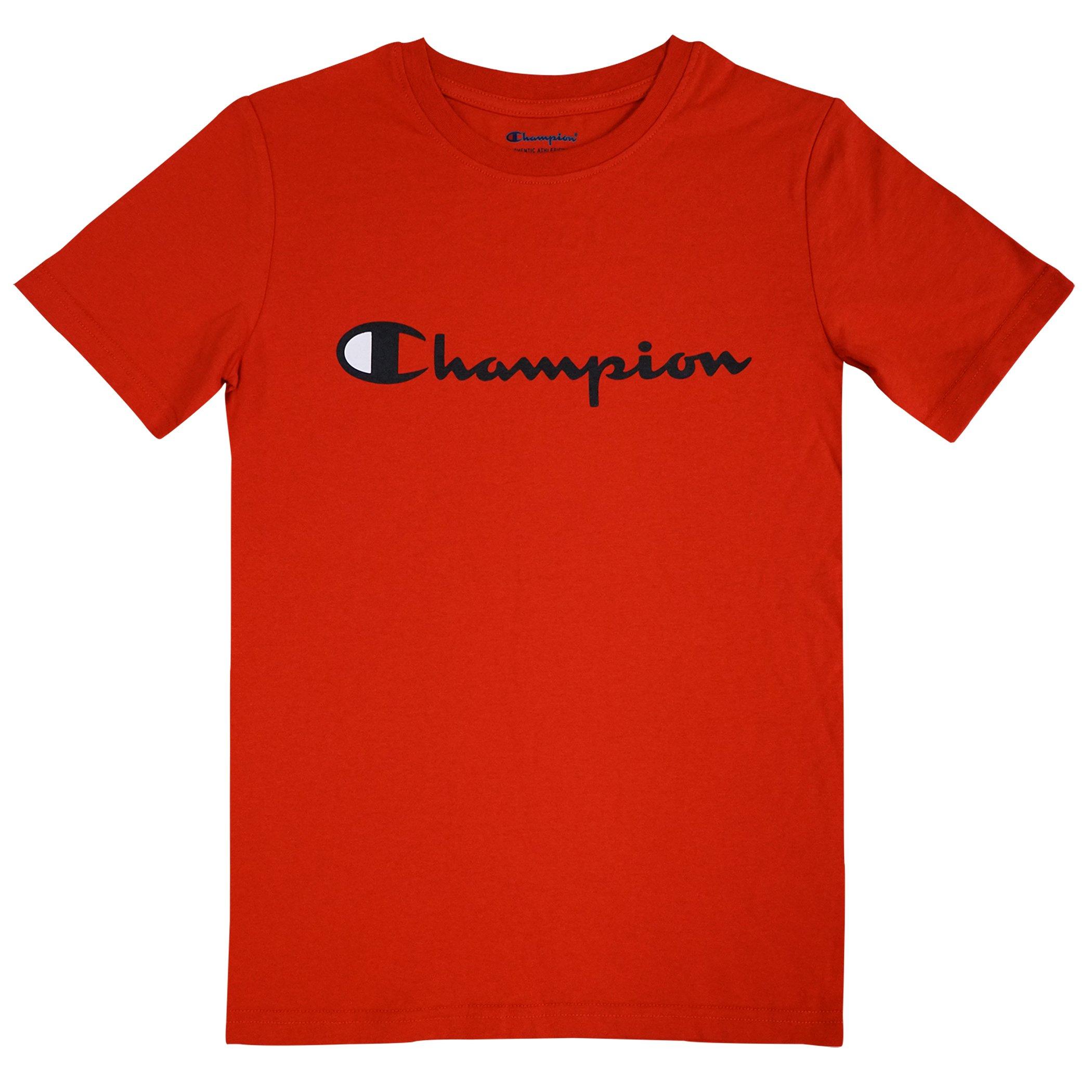 red champion shirt girls