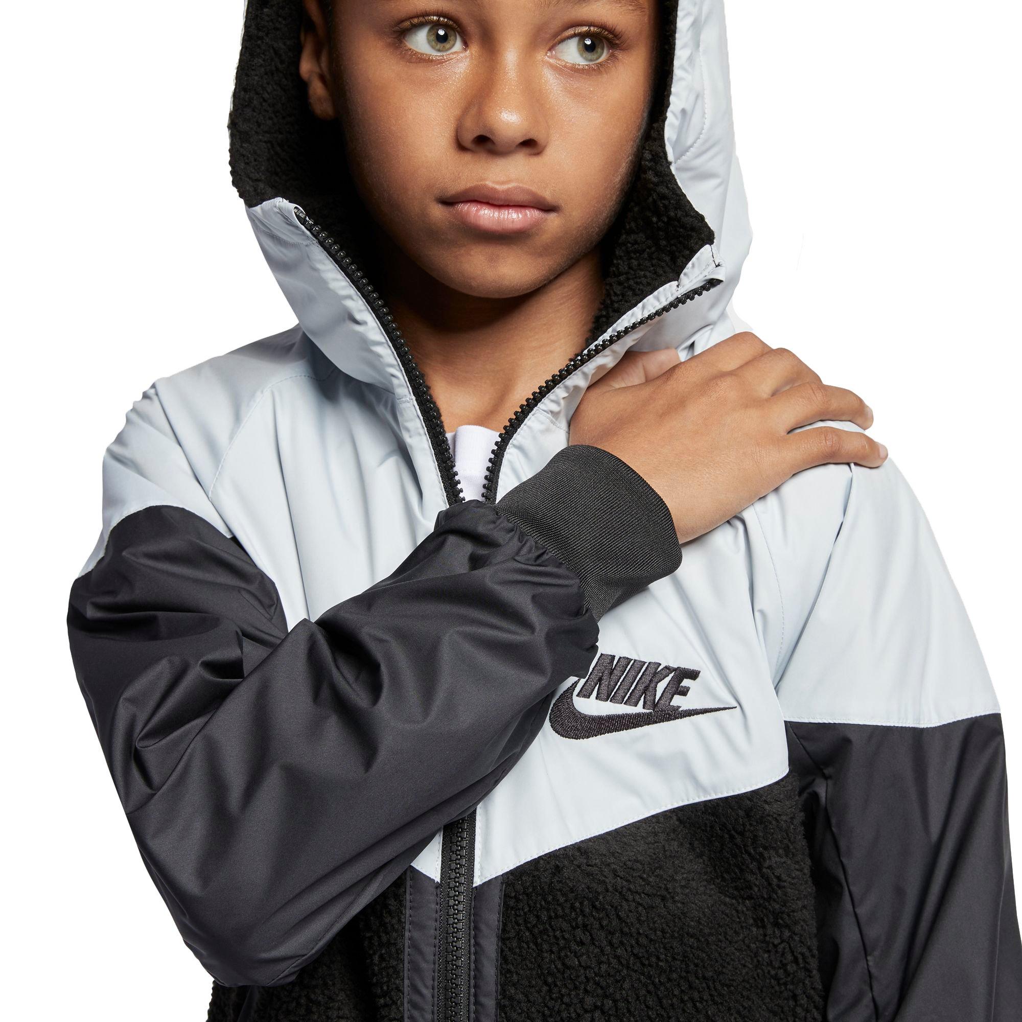 nike sportswear windrunner sherpa