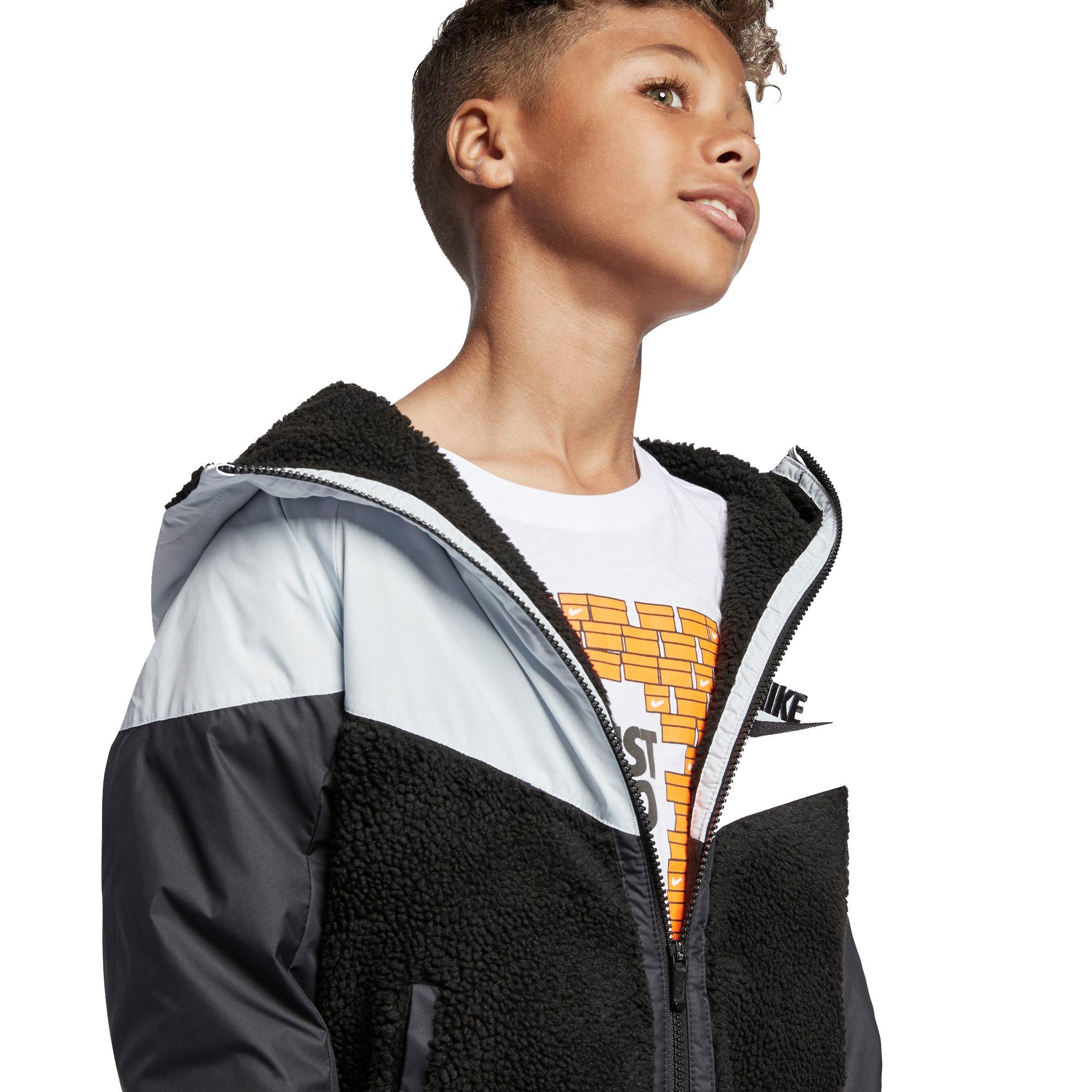 boys nike sherpa jacket